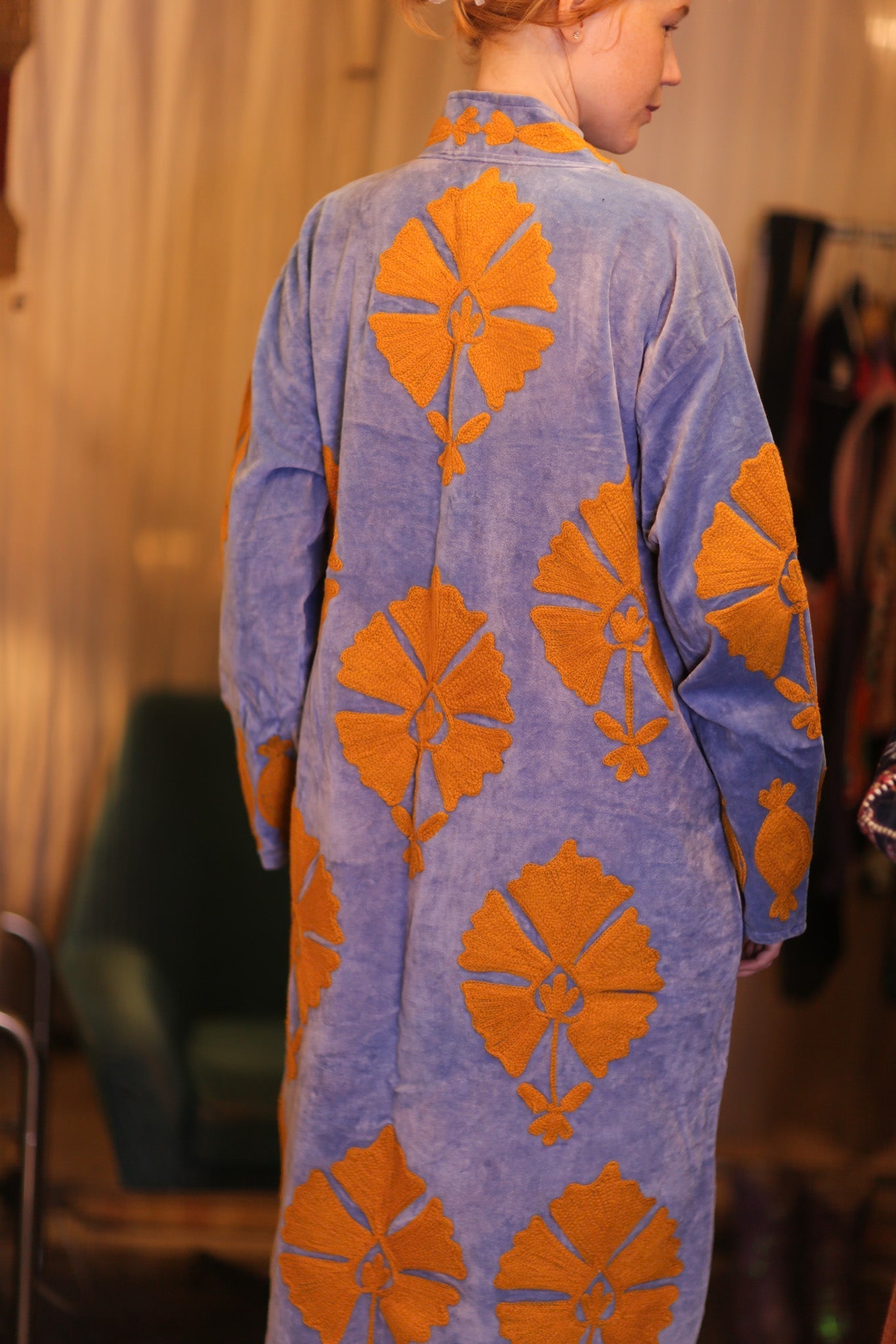 EMBROIDERED VELVET LONG COAT MISCHKA PNAM - MOMO STUDIO BERLIN - Berlin Concept Store - sustainable & ethical fashion