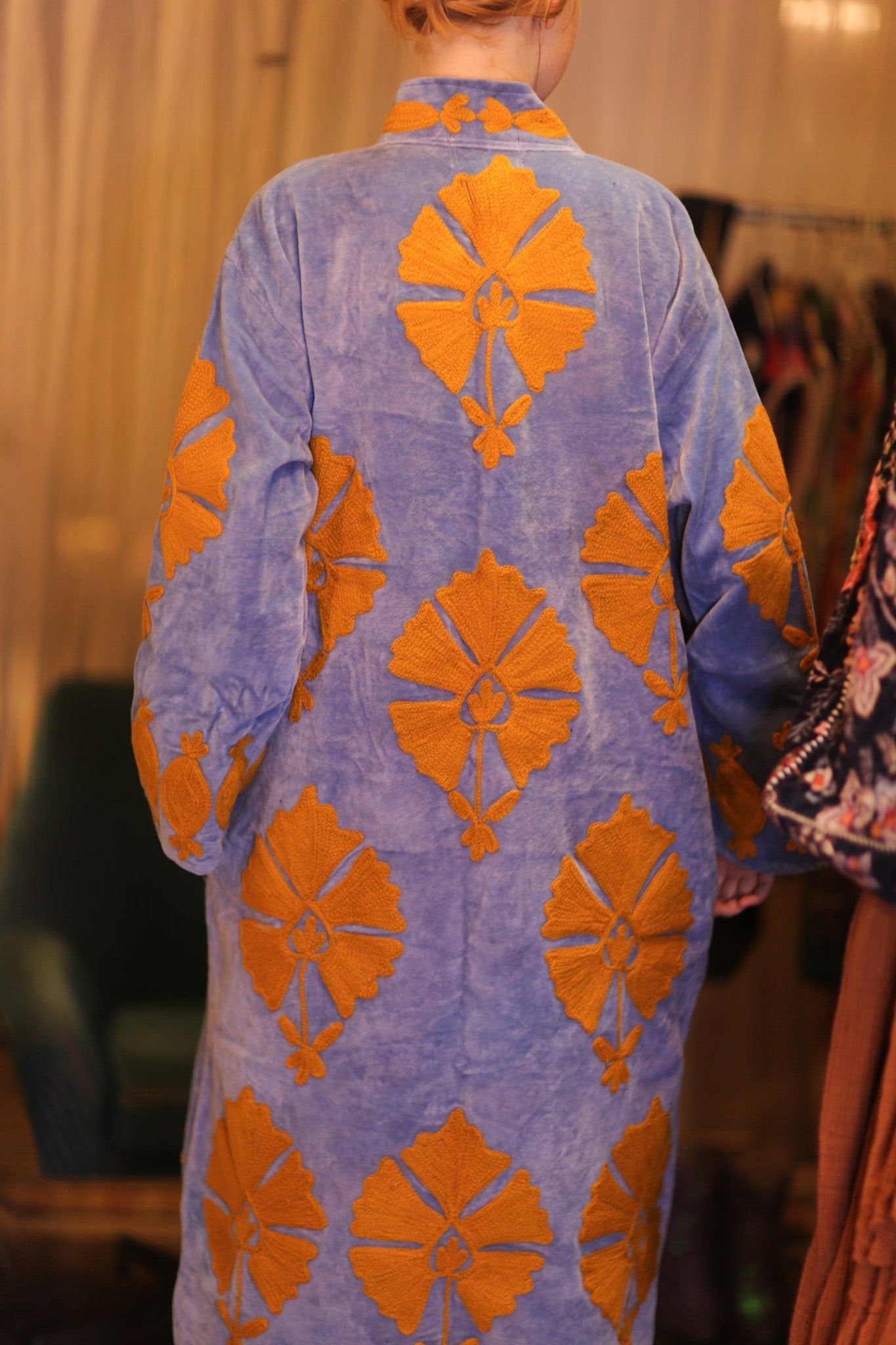 EMBROIDERED VELVET LONG COAT MISCHKA PNAM - MOMO STUDIO BERLIN - Berlin Concept Store - sustainable & ethical fashion