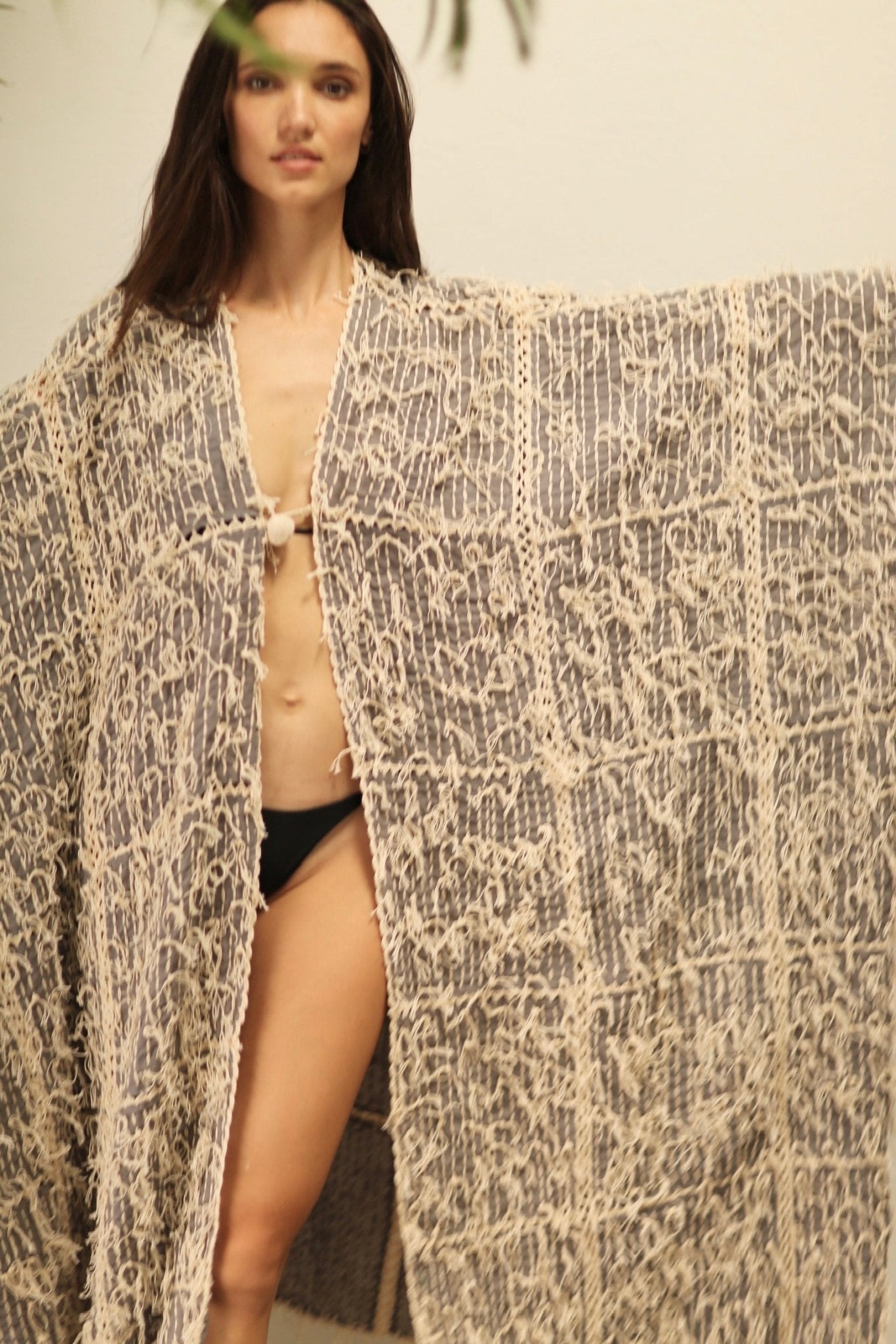 EOLO GRAY KIMONO - MOMO STUDIO BERLIN - Berlin Concept Store - sustainable & ethical fashion