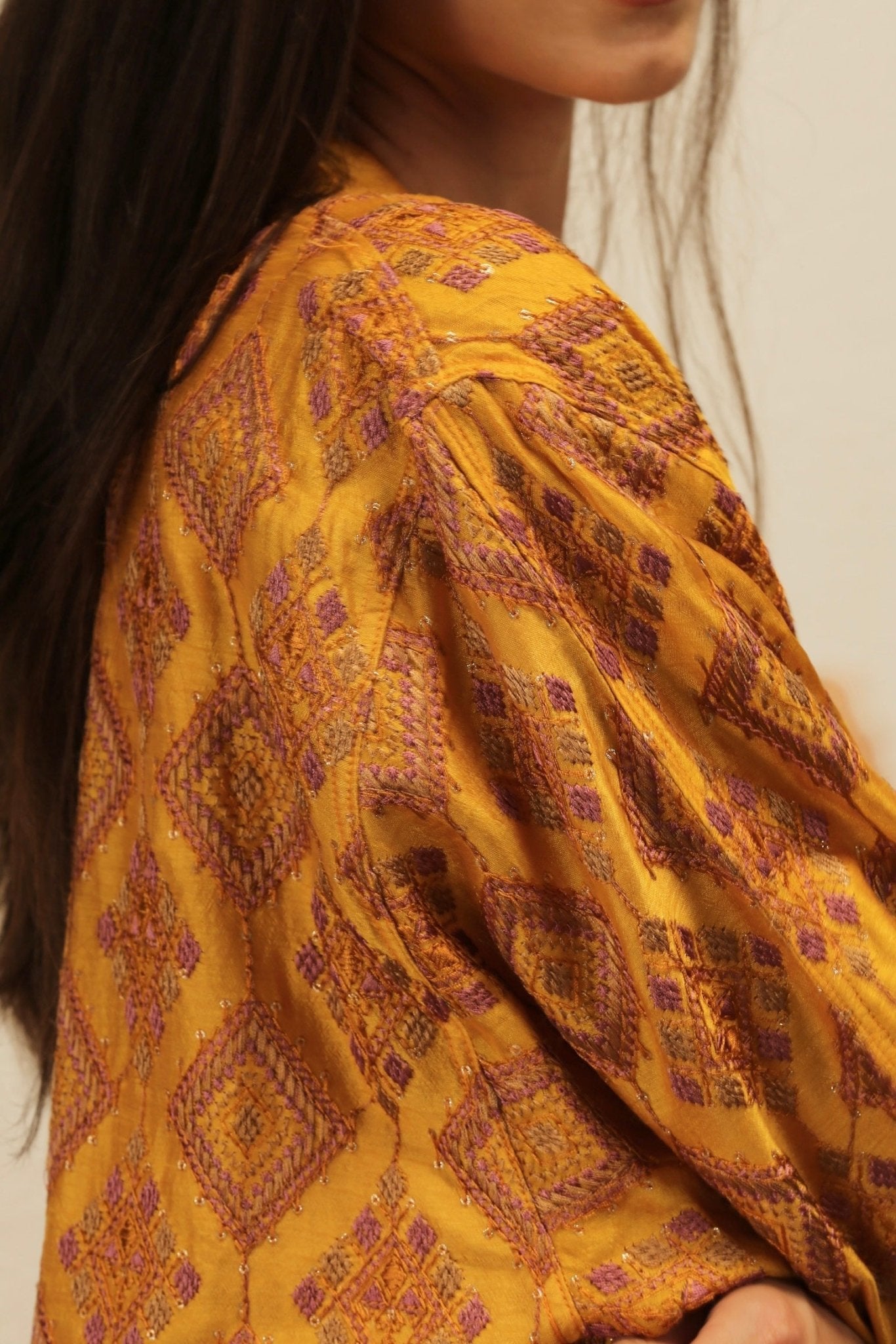 EUPHROSYNE SILK EMBROIDERED KIMONO - MOMO STUDIO BERLIN - Berlin Concept Store - sustainable & ethical fashion