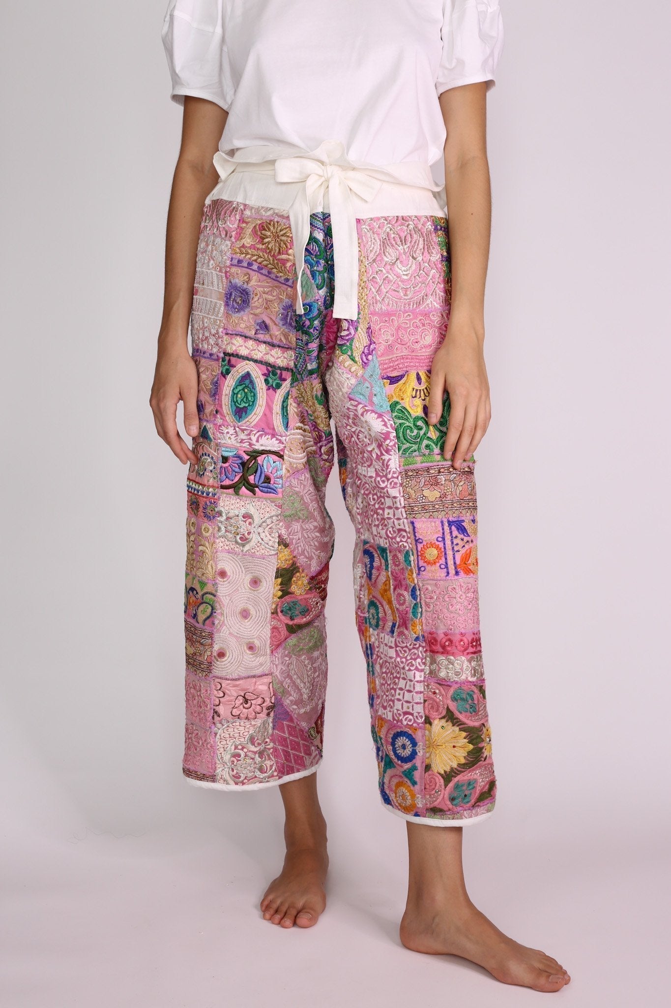 FISHERMAN PANTS EMBROIDERED PATCHWORK GIVA - MOMO STUDIO BERLIN - Berlin Concept Store - sustainable & ethical fashion