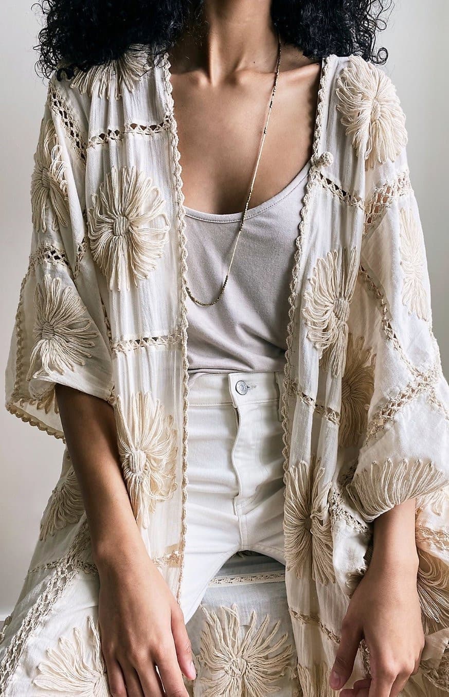 FLORA CROCHET KIMONO X FREE PEOPLE - MOMO STUDIO BERLIN - Berlin Concept Store - sustainable & ethical fashion