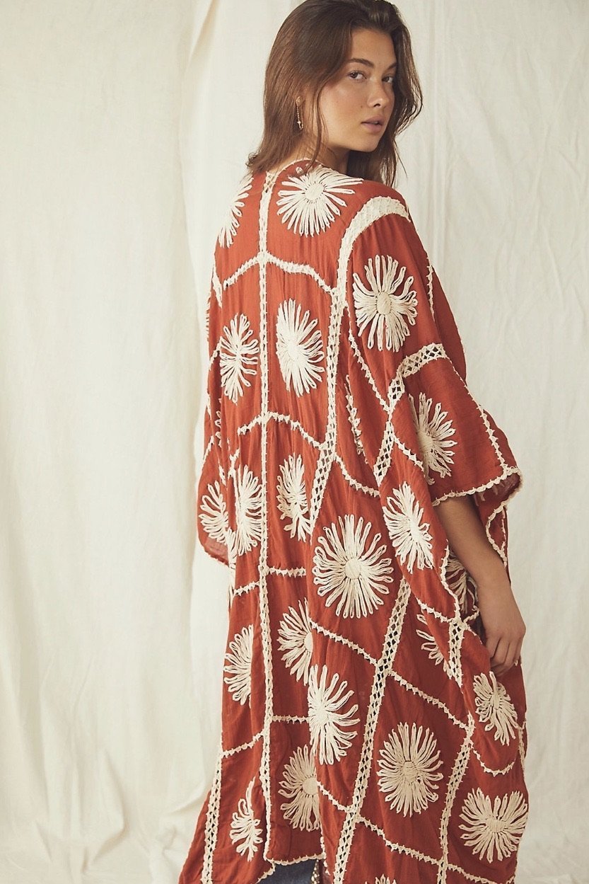 FLORA CROCHET KIMONO X FREE PEOPLE - MOMO STUDIO BERLIN - Berlin Concept Store - sustainable & ethical fashion