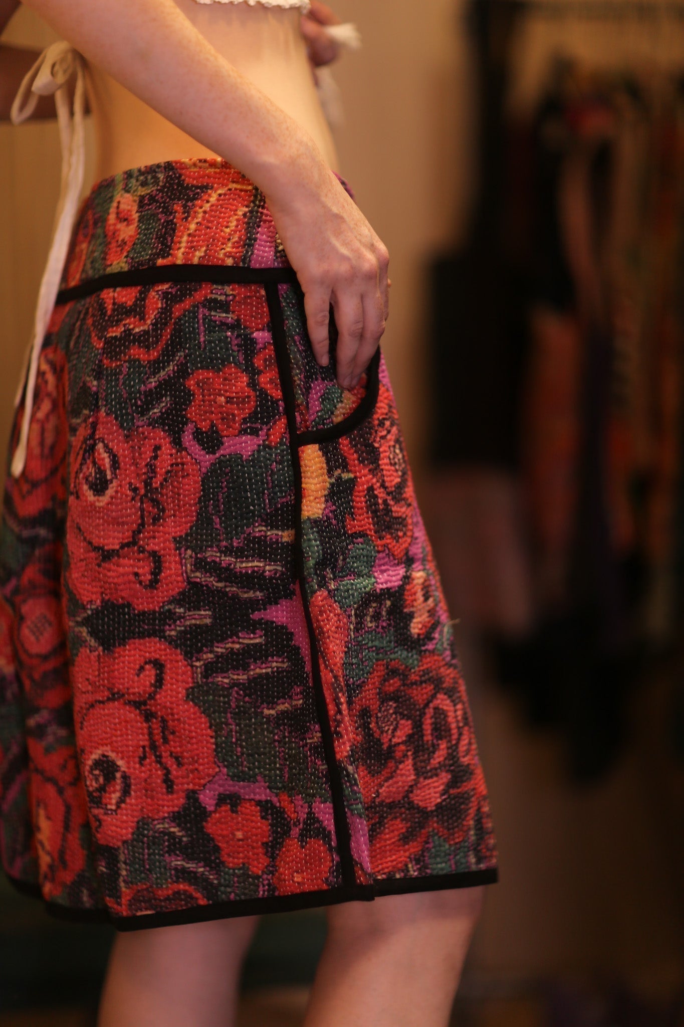 FLORAL SKIRT THE ROSE - MOMO STUDIO BERLIN - Berlin Concept Store - sustainable & ethical fashion