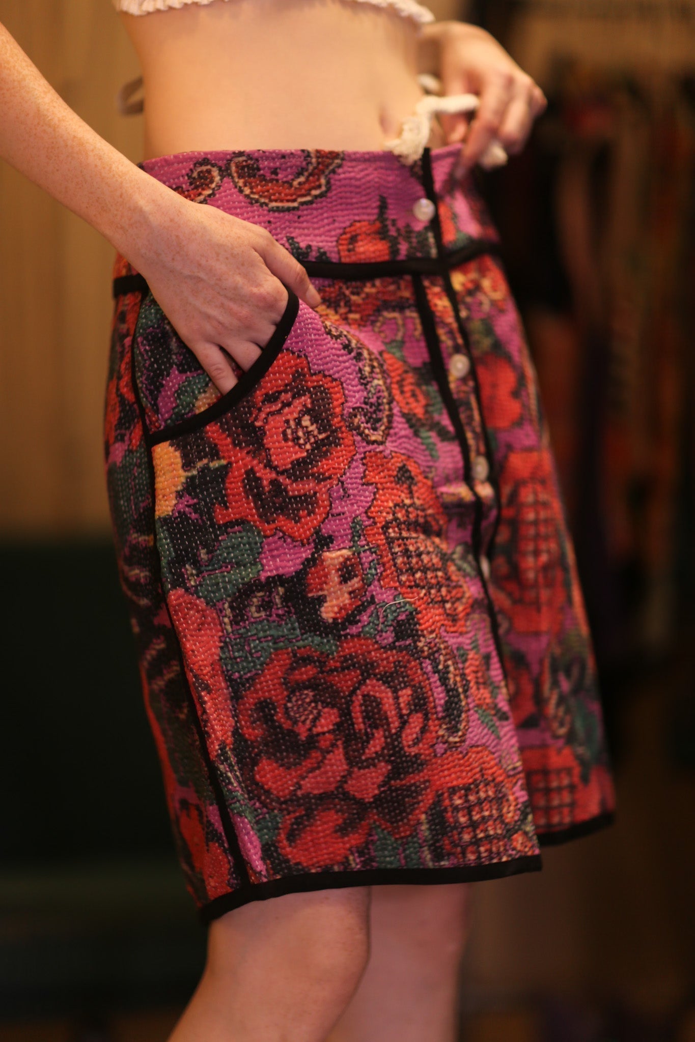 FLORAL SKIRT THE ROSE - MOMO STUDIO BERLIN - Berlin Concept Store - sustainable & ethical fashion
