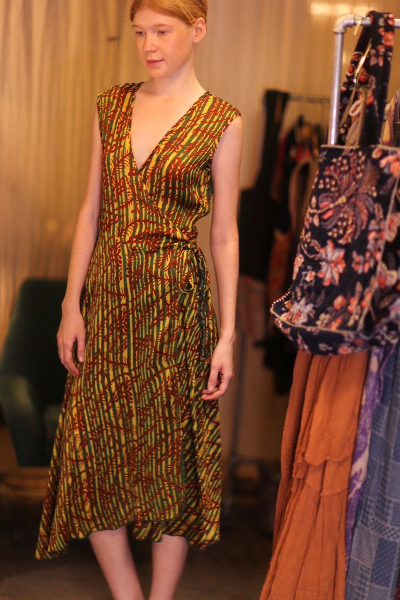 GABRIELE SILK DRESS BAMREST - MOMO STUDIO BERLIN - Berlin Concept Store - sustainable & ethical fashion