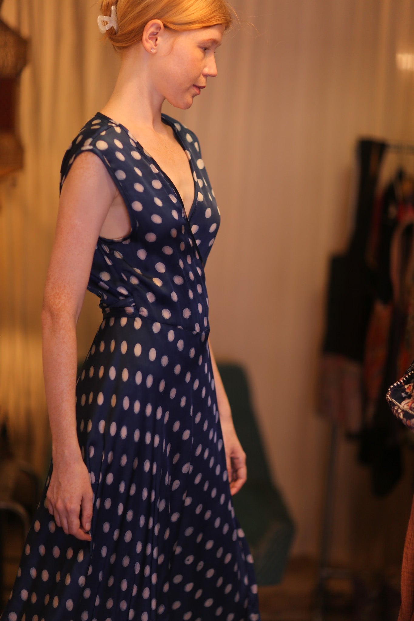 GABRIELE SILK DRESS MOONLET - MOMO STUDIO BERLIN - Berlin Concept Store - sustainable & ethical fashion