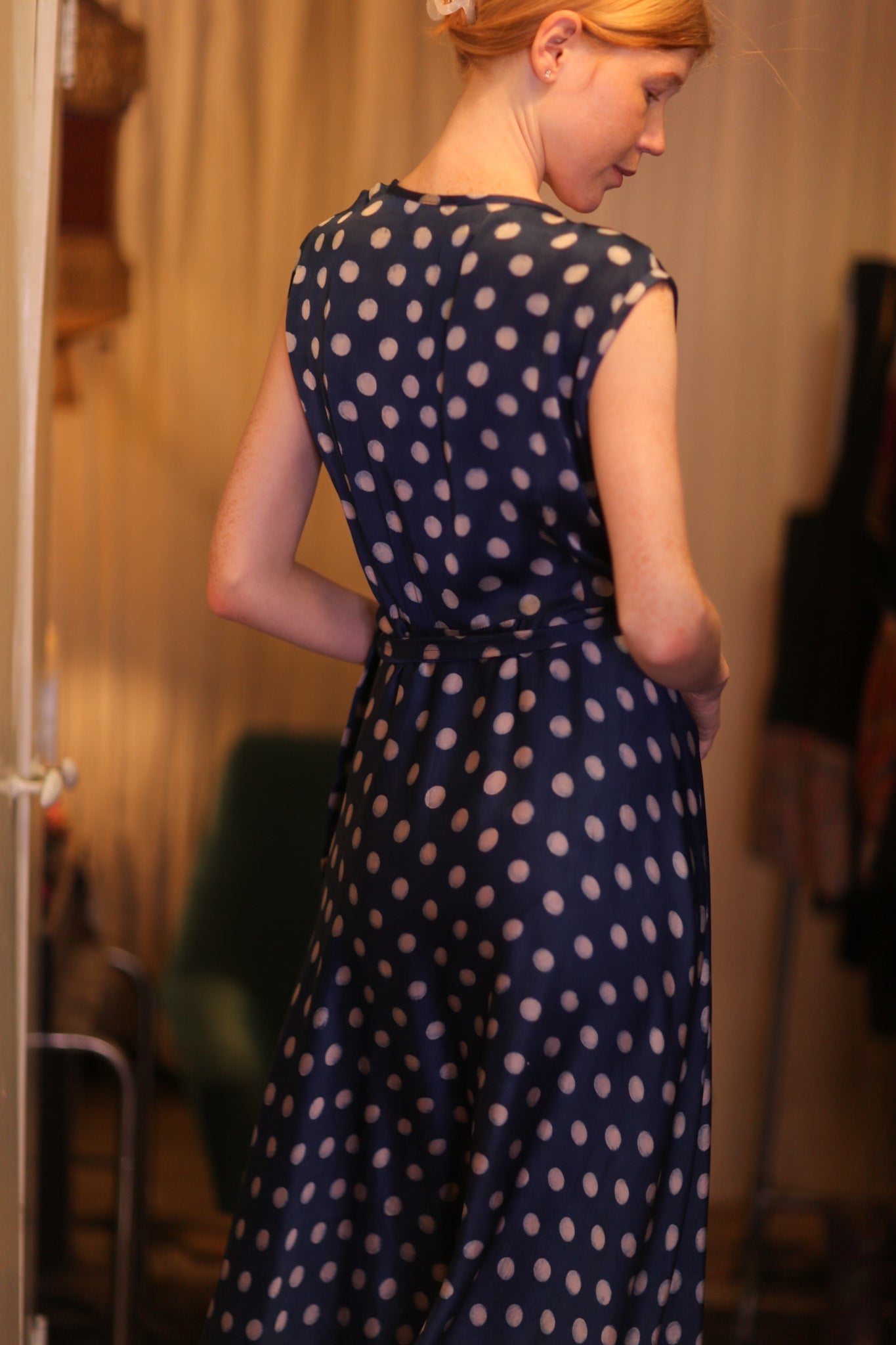 GABRIELE SILK DRESS MOONLET - MOMO STUDIO BERLIN - Berlin Concept Store - sustainable & ethical fashion