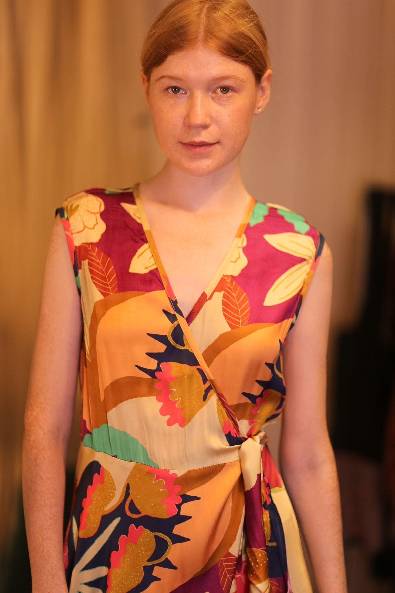 GABRIELE SILK DRESS OASIS - MOMO STUDIO BERLIN - Berlin Concept Store - sustainable & ethical fashion