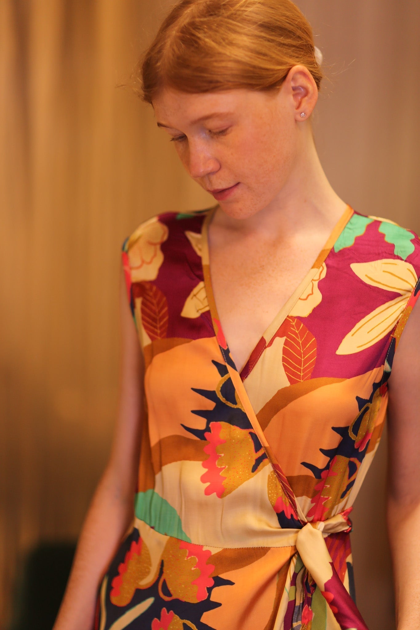 GABRIELE SILK DRESS OASIS - MOMO STUDIO BERLIN - Berlin Concept Store - sustainable & ethical fashion