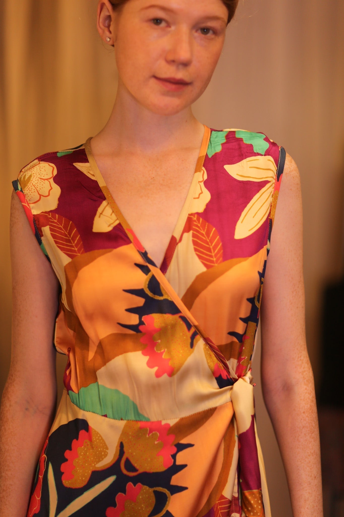 GABRIELE SILK DRESS OASIS - MOMO STUDIO BERLIN - Berlin Concept Store - sustainable & ethical fashion