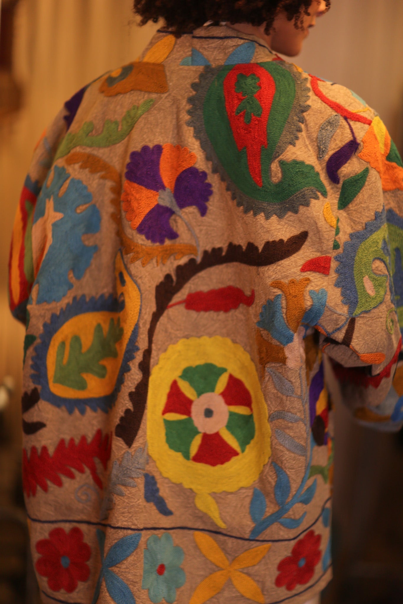 GINEVRA EMBROIDERED SUZANI KIMONO MONTY ENCHANTED - MOMO STUDIO BERLIN - Berlin Concept Store - sustainable & ethical fashion