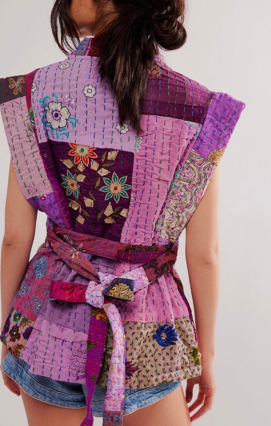 GLORIA PATCHWORK VEST - MOMO STUDIO BERLIN - Berlin Concept Store - sustainable & ethical fashion