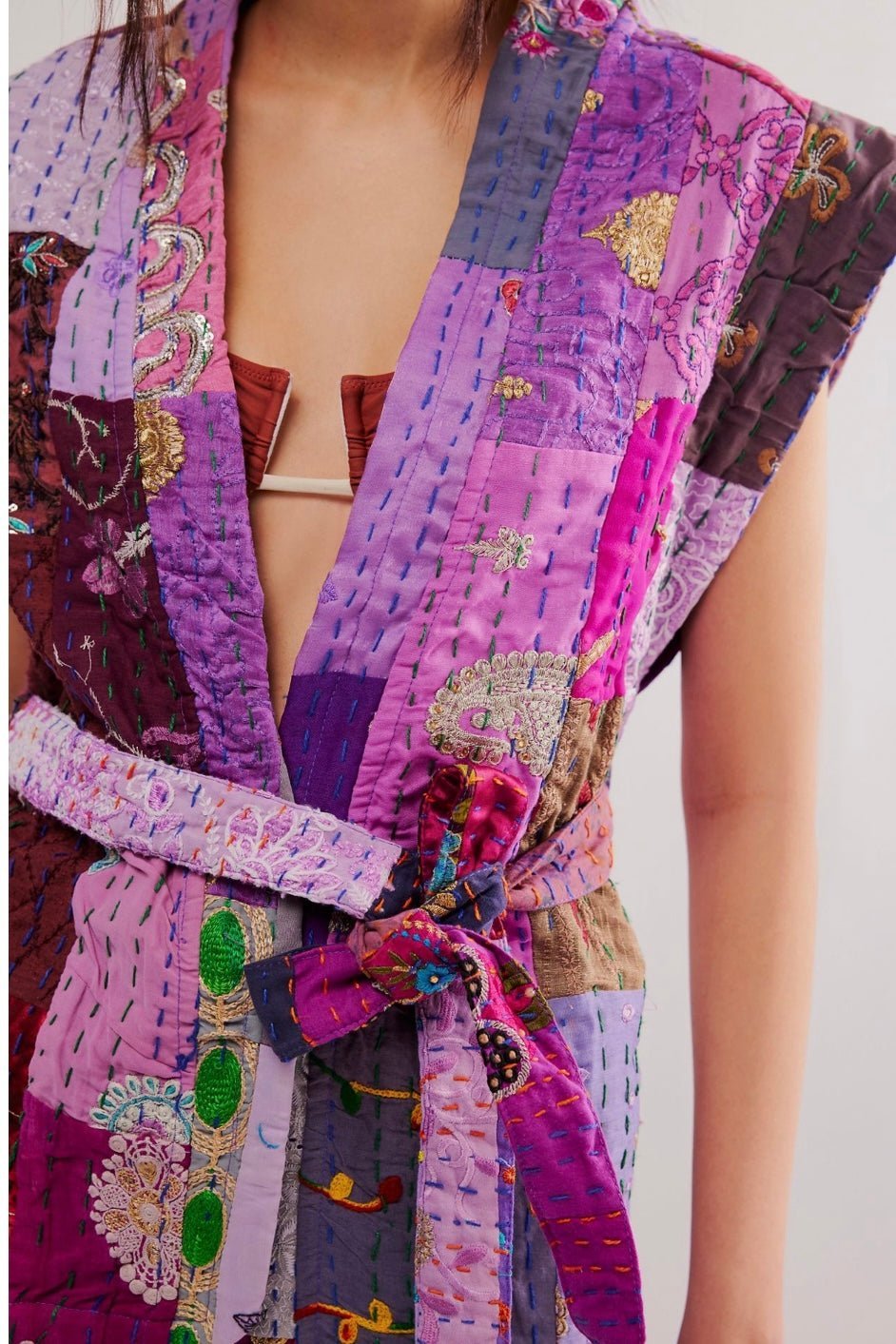 GLORIA PATCHWORK VEST - MOMO STUDIO BERLIN - Berlin Concept Store - sustainable & ethical fashion