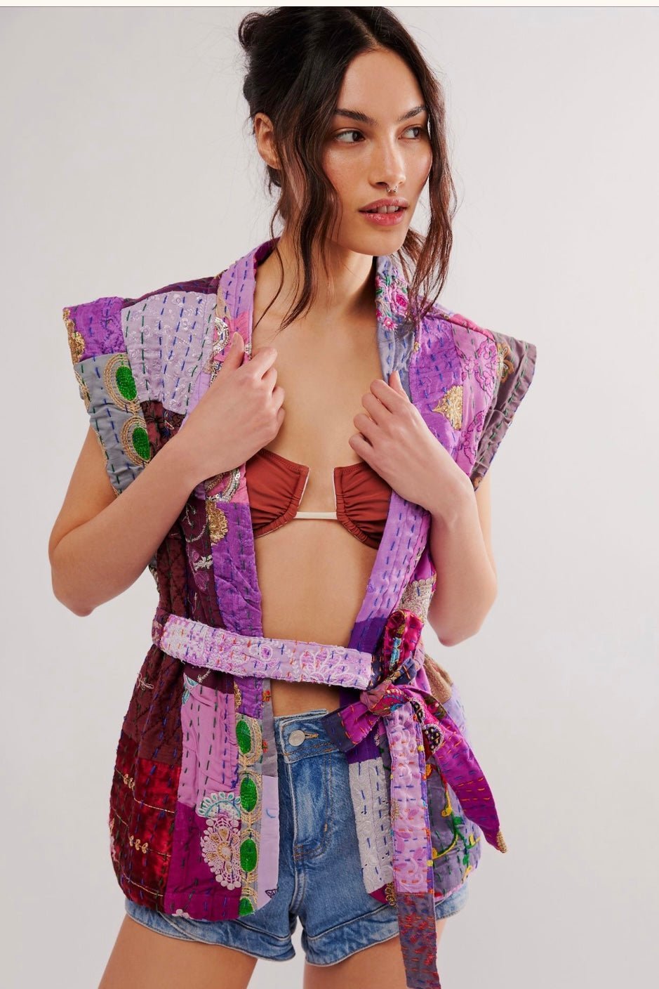 GLORIA PATCHWORK VEST - MOMO STUDIO BERLIN - Berlin Concept Store - sustainable & ethical fashion