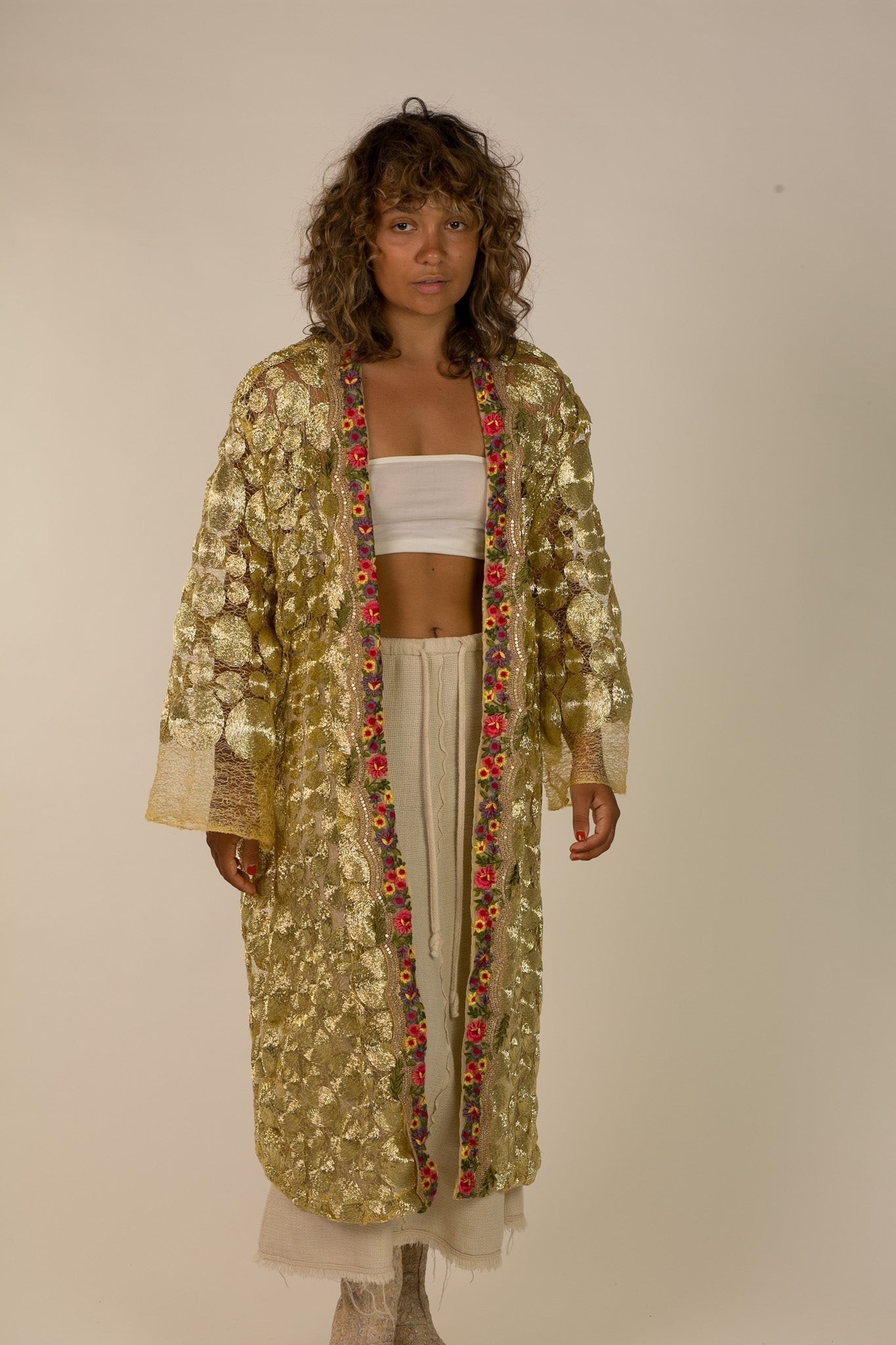 GOLD NET KIMONO OBIGE - MOMO STUDIO BERLIN - Berlin Concept Store - sustainable & ethical fashion