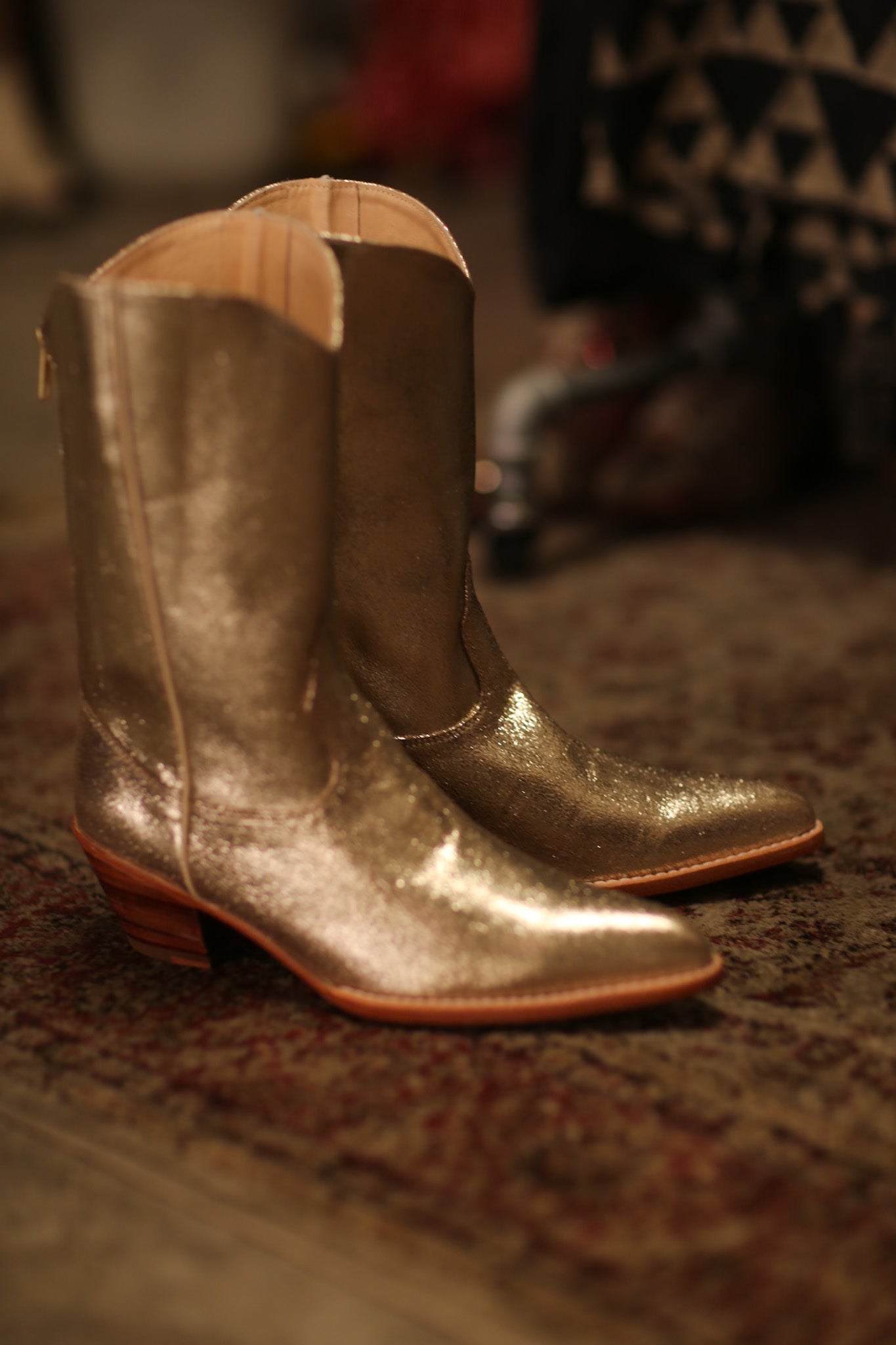 GOLDEN WESTERN BOOTS SINATRA - MOMO STUDIO BERLIN - Berlin Concept Store - sustainable & ethical fashion