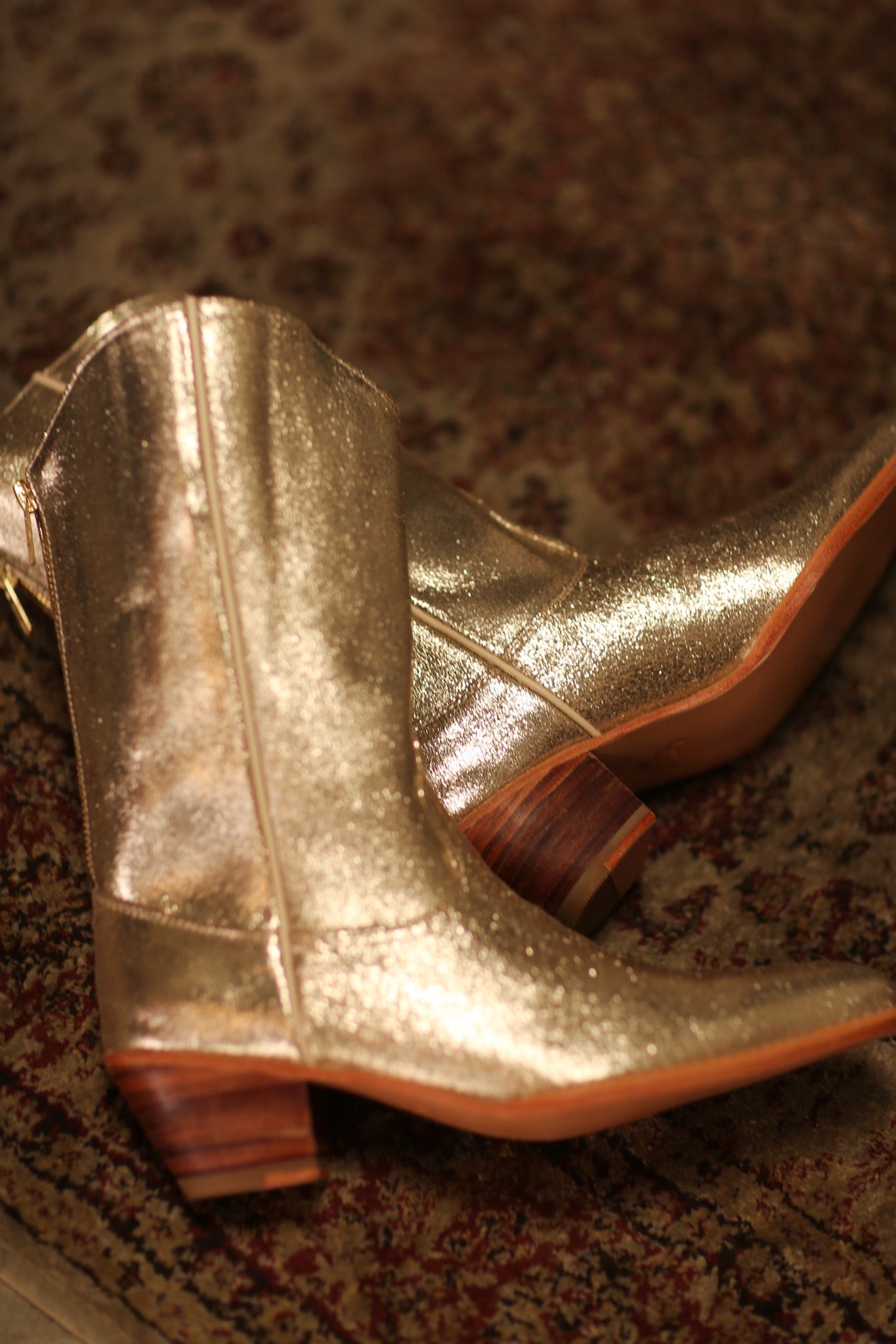 GOLDEN WESTERN BOOTS SINATRA - MOMO STUDIO BERLIN - Berlin Concept Store - sustainable & ethical fashion