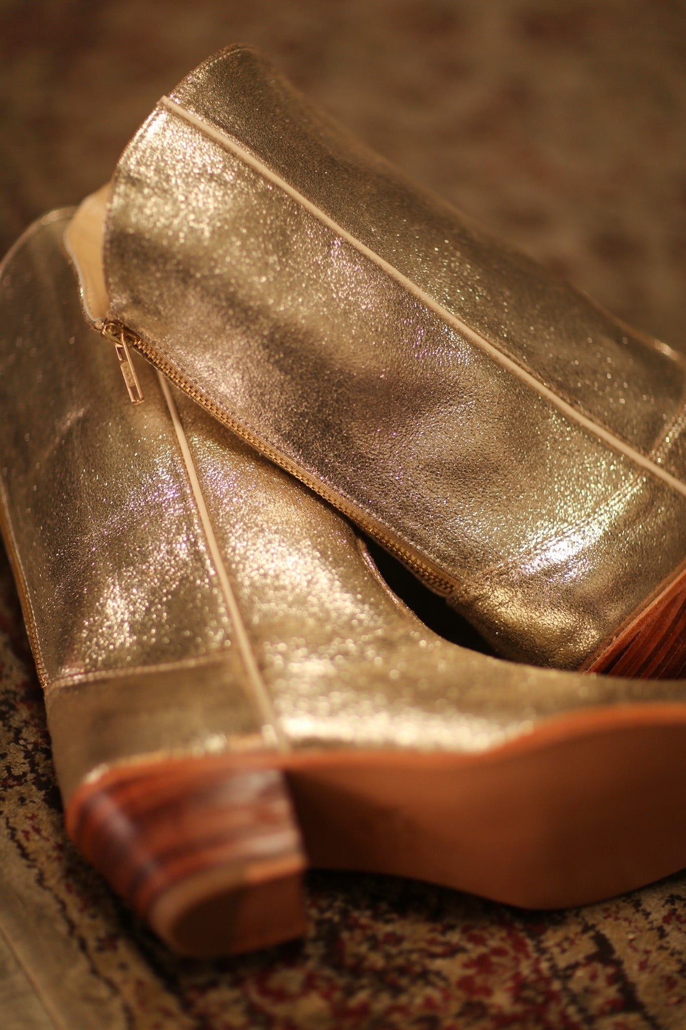 GOLDEN WESTERN BOOTS SINATRA - MOMO STUDIO BERLIN - Berlin Concept Store - sustainable & ethical fashion