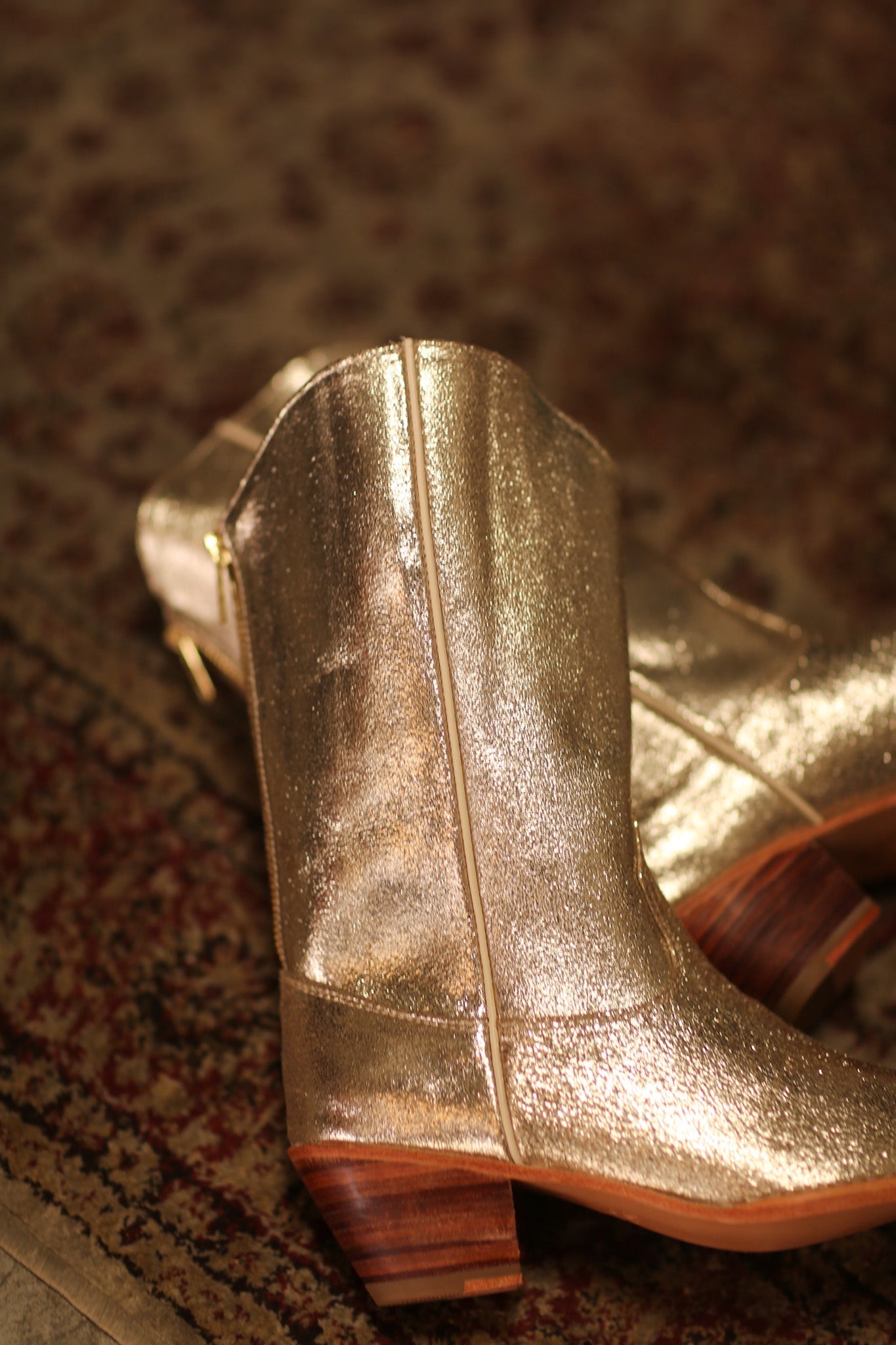GOLDEN WESTERN BOOTS SINATRA - MOMO STUDIO BERLIN - Berlin Concept Store - sustainable & ethical fashion