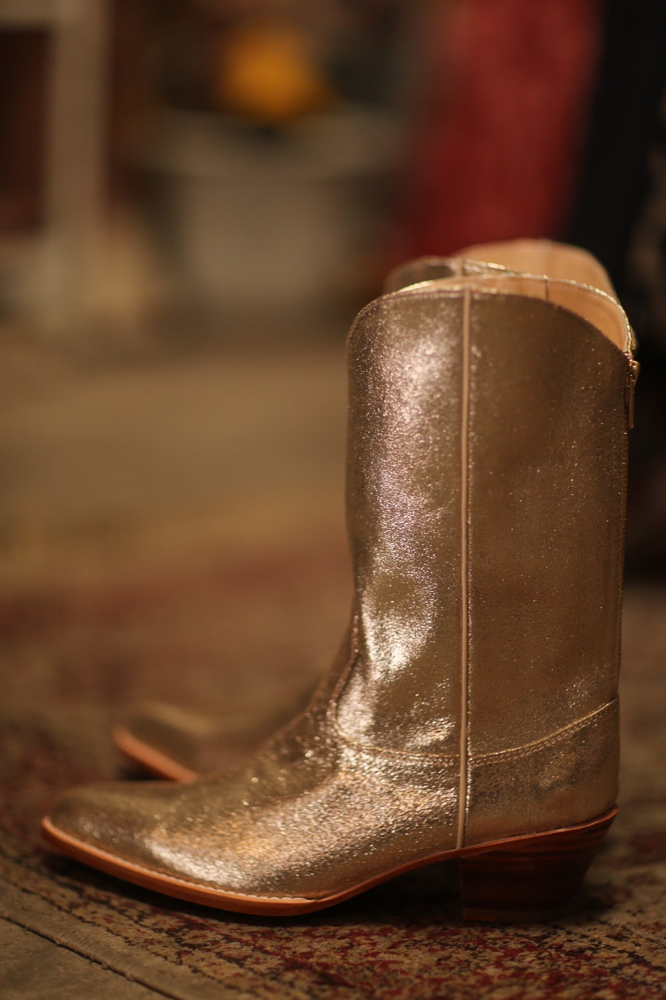 GOLDEN WESTERN BOOTS SINATRA - MOMO STUDIO BERLIN - Berlin Concept Store - sustainable & ethical fashion