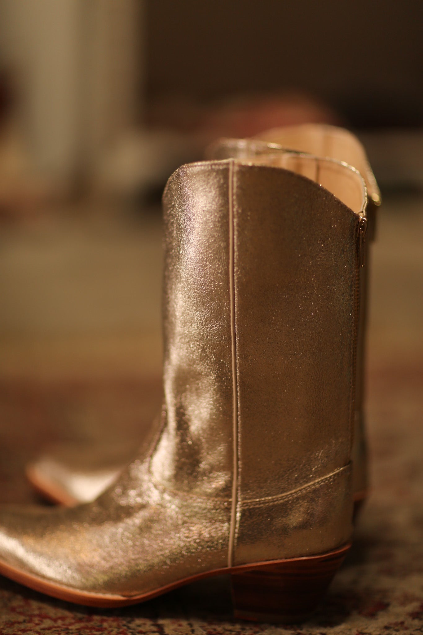 GOLDEN WESTERN BOOTS SINATRA - MOMO STUDIO BERLIN - Berlin Concept Store - sustainable & ethical fashion