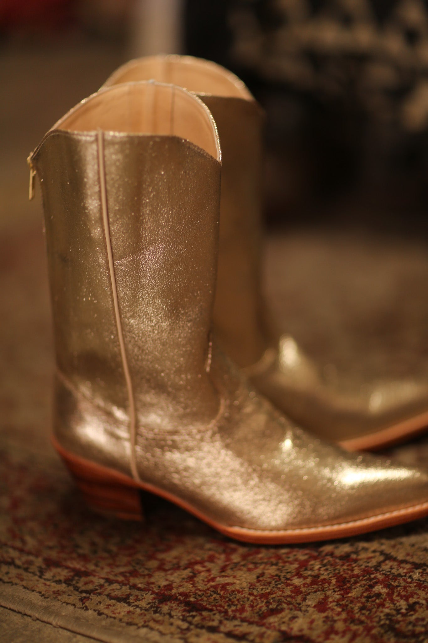 GOLDEN WESTERN BOOTS SINATRA - MOMO STUDIO BERLIN - Berlin Concept Store - sustainable & ethical fashion