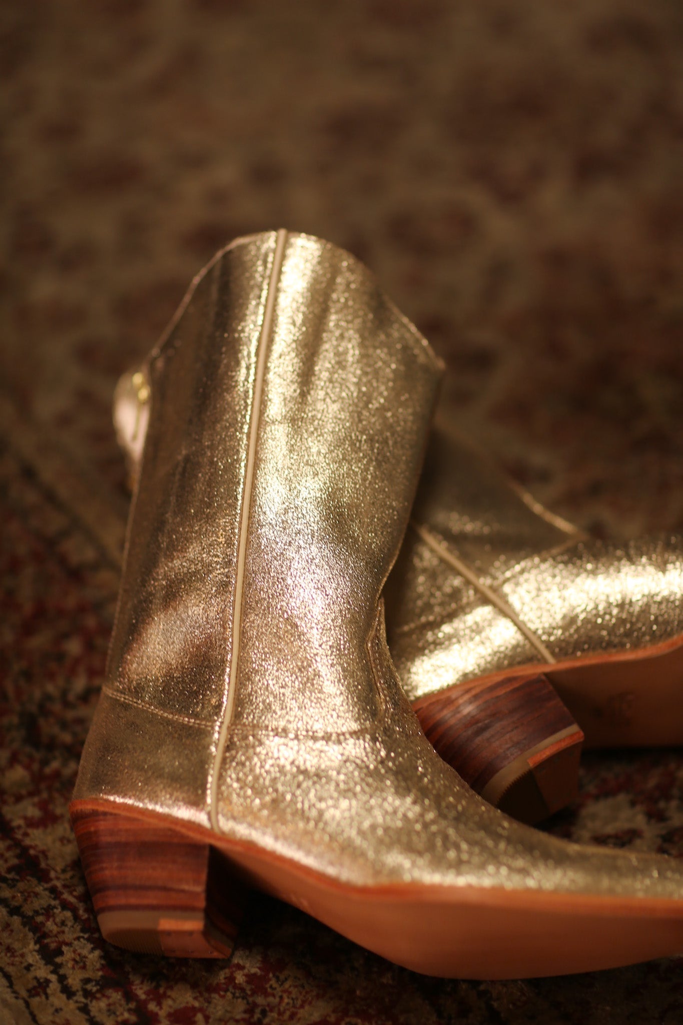 GOLDEN WESTERN BOOTS SINATRA - MOMO STUDIO BERLIN - Berlin Concept Store - sustainable & ethical fashion
