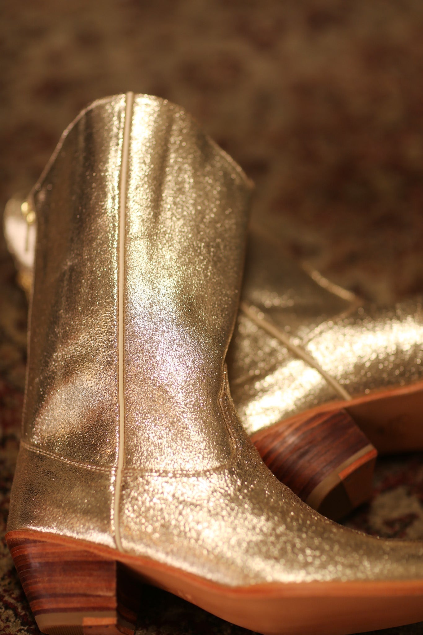 GOLDEN WESTERN BOOTS SINATRA - MOMO STUDIO BERLIN - Berlin Concept Store - sustainable & ethical fashion