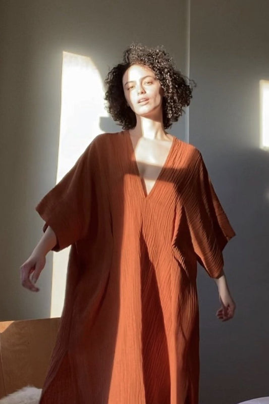 HALF SLEEVE KAFTAN AKIRA - MOMO STUDIO BERLIN - Berlin Concept Store - sustainable & ethical fashion