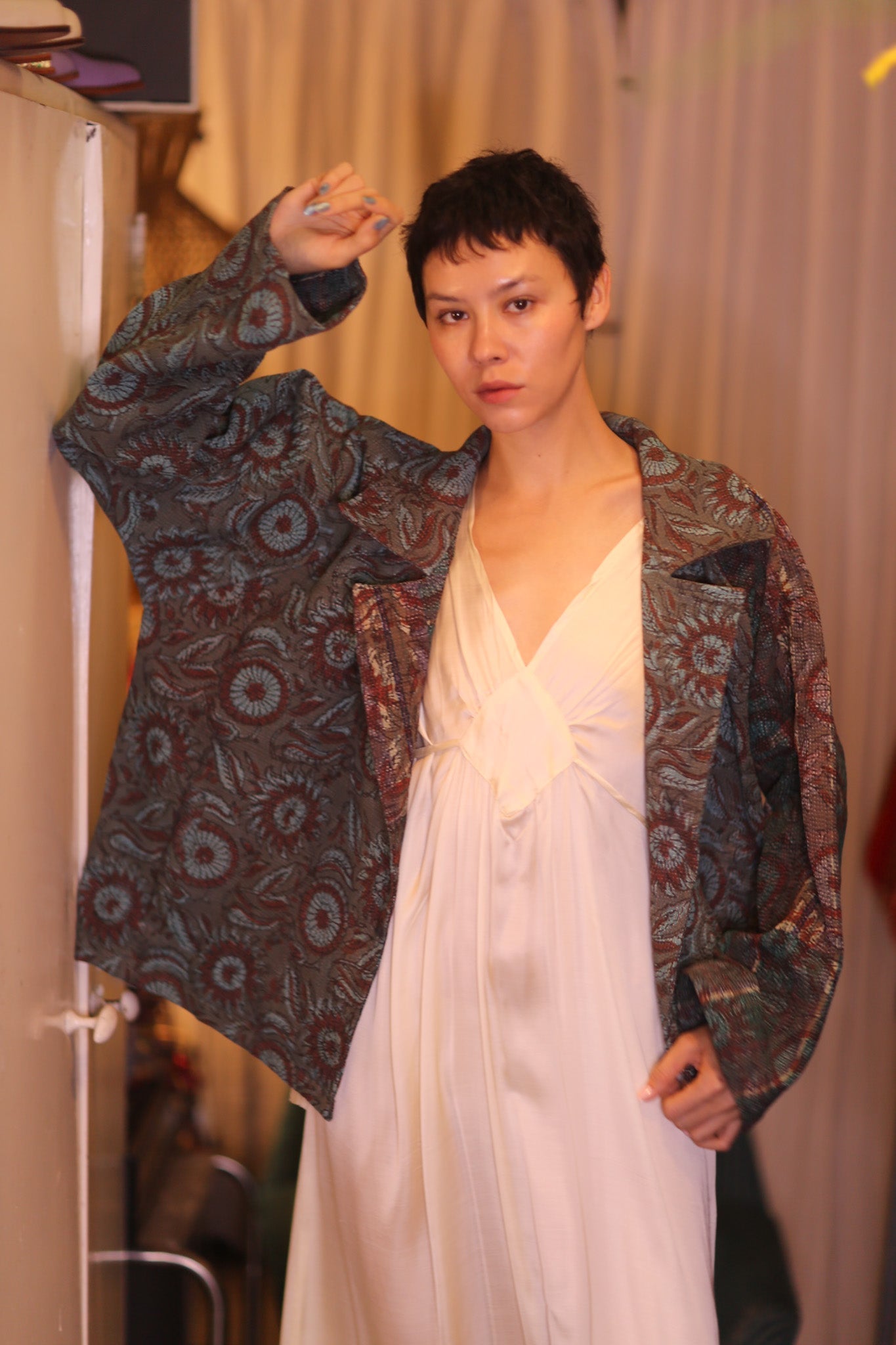 HAND BLOCKED KANTHA JACKET DAUNG - MOMO STUDIO BERLIN - Berlin Concept Store - sustainable & ethical fashion