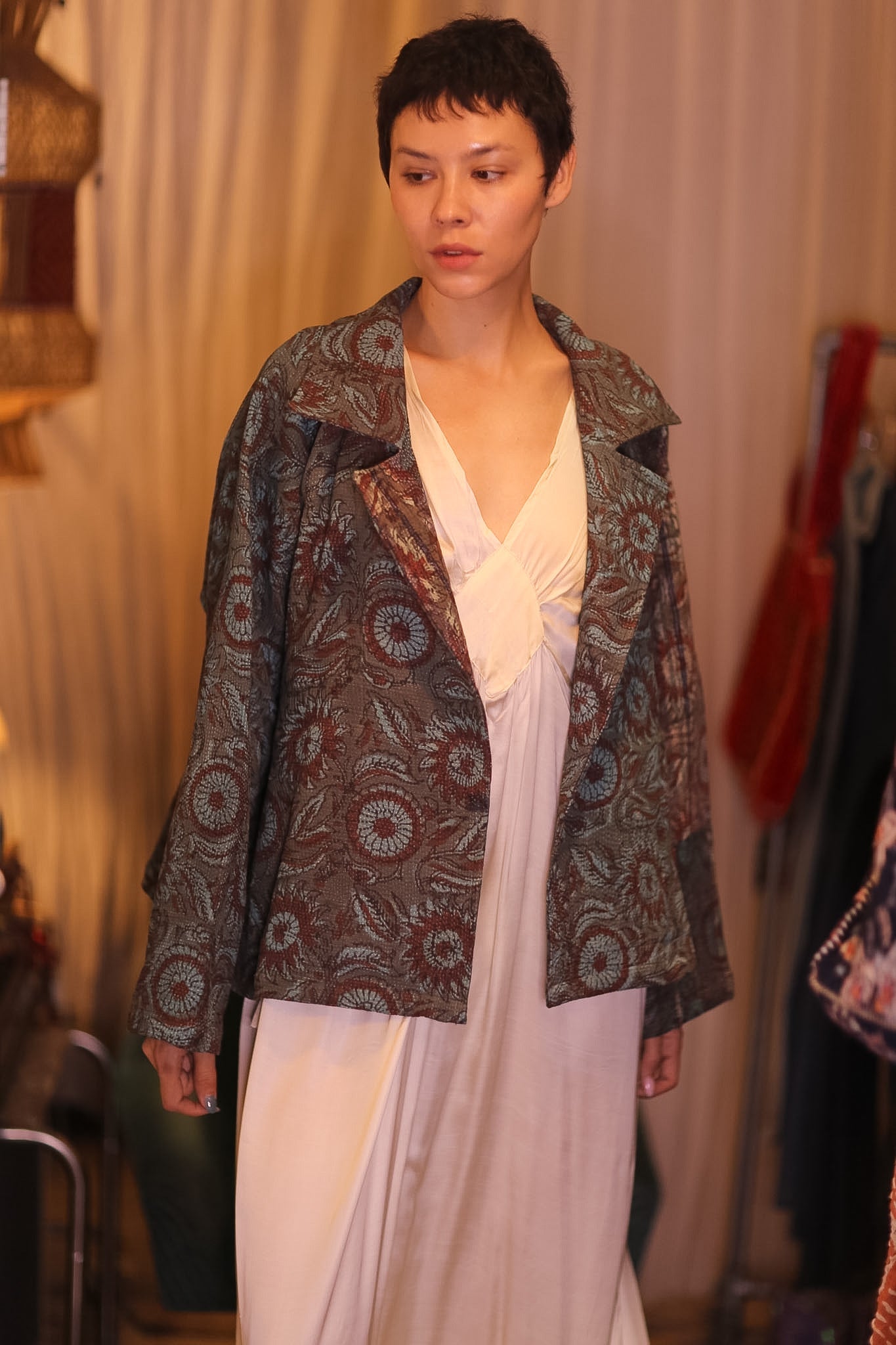 HAND BLOCKED KANTHA JACKET DAUNG - MOMO STUDIO BERLIN - Berlin Concept Store - sustainable & ethical fashion