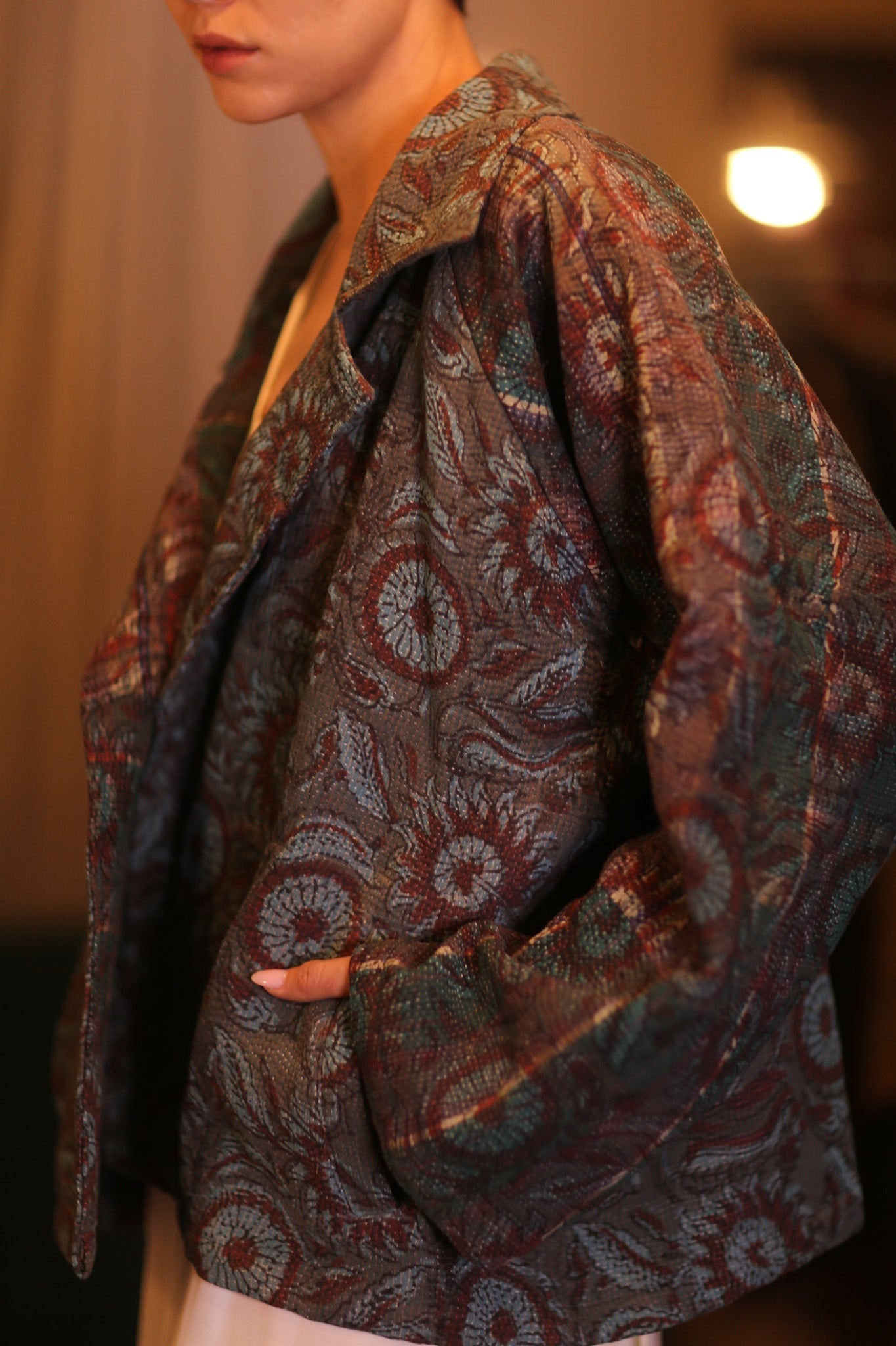 HAND BLOCKED KANTHA JACKET DAUNG - MOMO STUDIO BERLIN - Berlin Concept Store - sustainable & ethical fashion