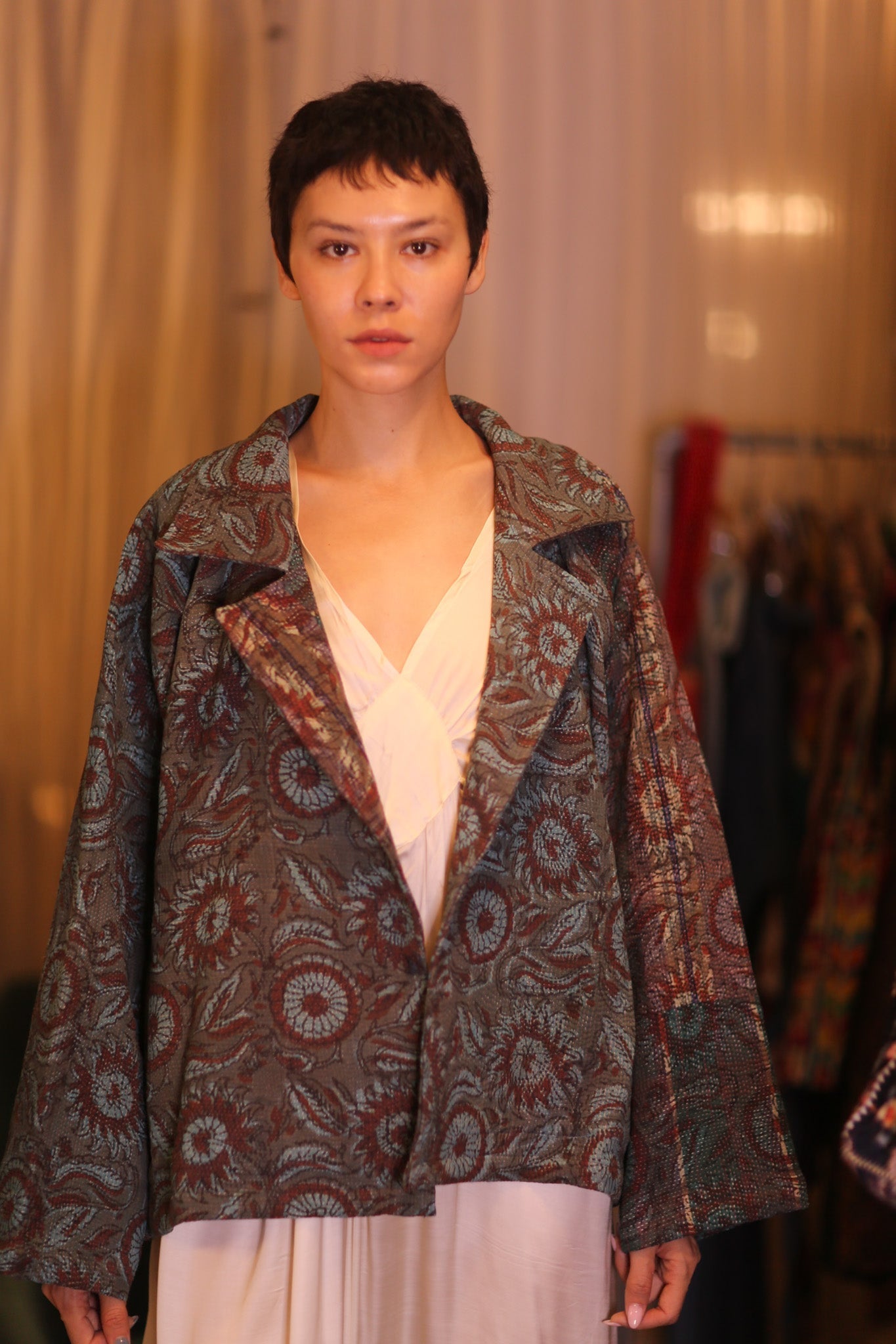 HAND BLOCKED KANTHA JACKET DAUNG - MOMO STUDIO BERLIN - Berlin Concept Store - sustainable & ethical fashion