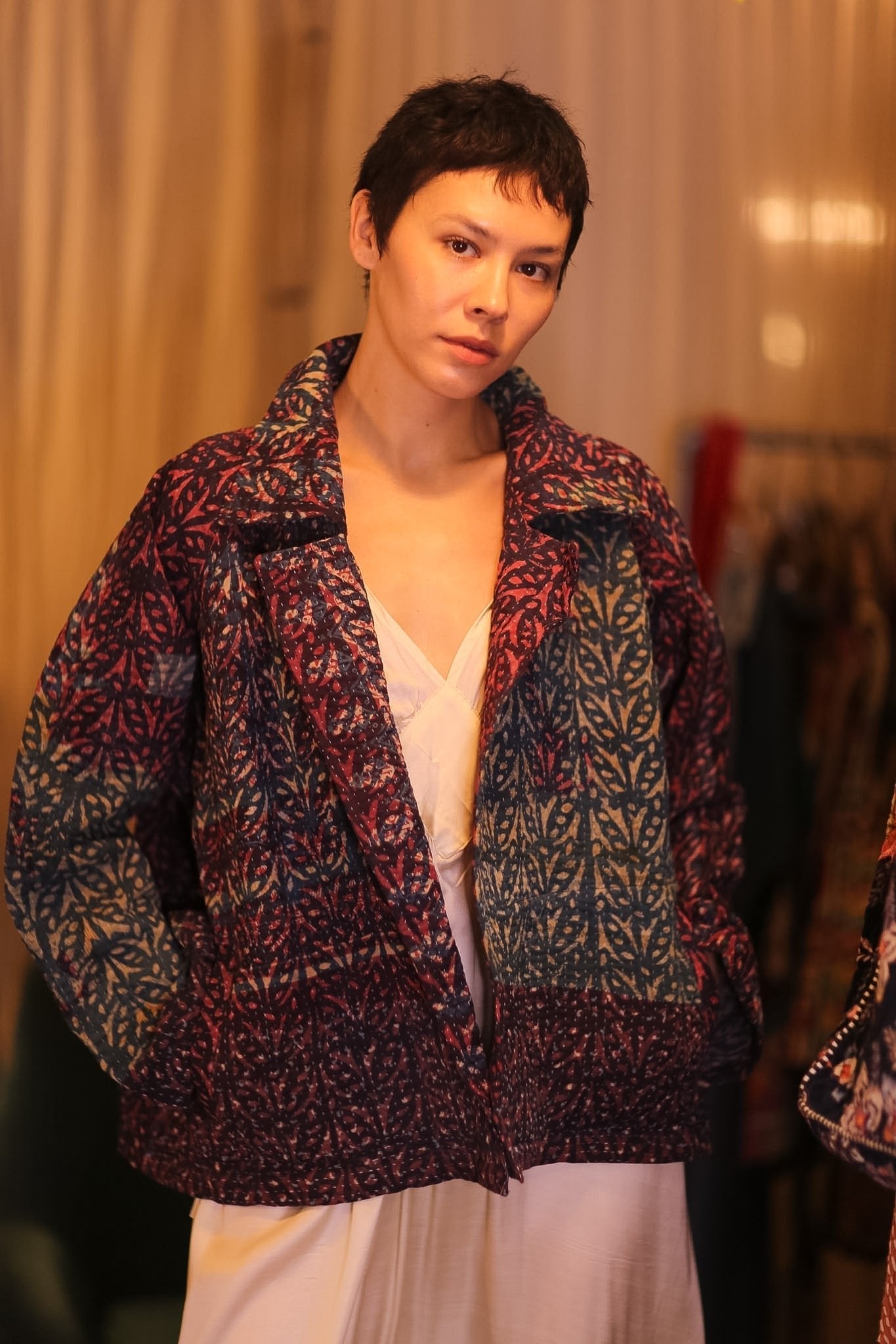 HAND BLOCKED KANTHA JACKET PINLALNI - MOMO STUDIO BERLIN - Berlin Concept Store - sustainable & ethical fashion