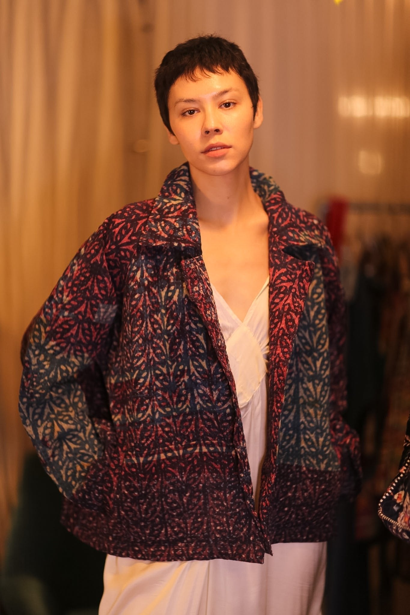 HAND BLOCKED KANTHA JACKET PINLALNI - MOMO STUDIO BERLIN - Berlin Concept Store - sustainable & ethical fashion