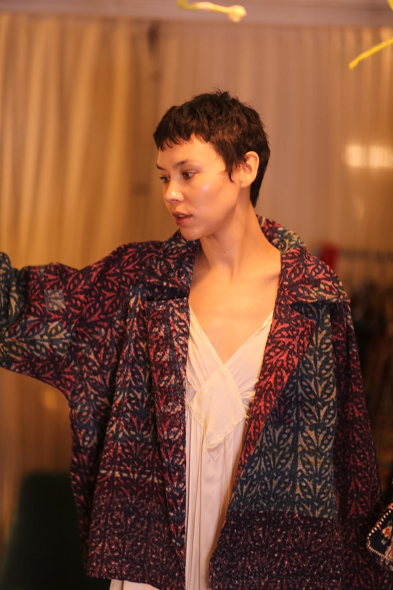 HAND BLOCKED KANTHA JACKET PINLALNI - MOMO STUDIO BERLIN - Berlin Concept Store - sustainable & ethical fashion