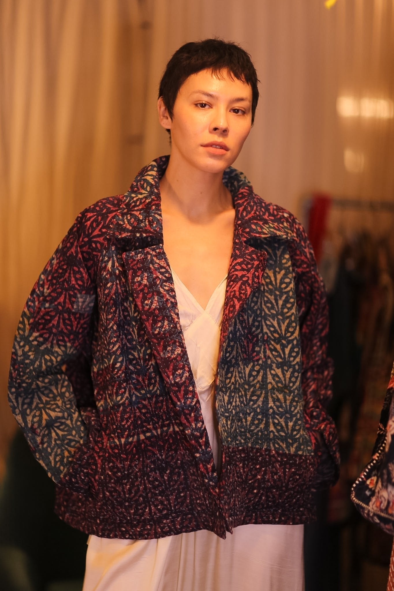 HAND BLOCKED KANTHA JACKET PINLALNI - MOMO STUDIO BERLIN - Berlin Concept Store - sustainable & ethical fashion