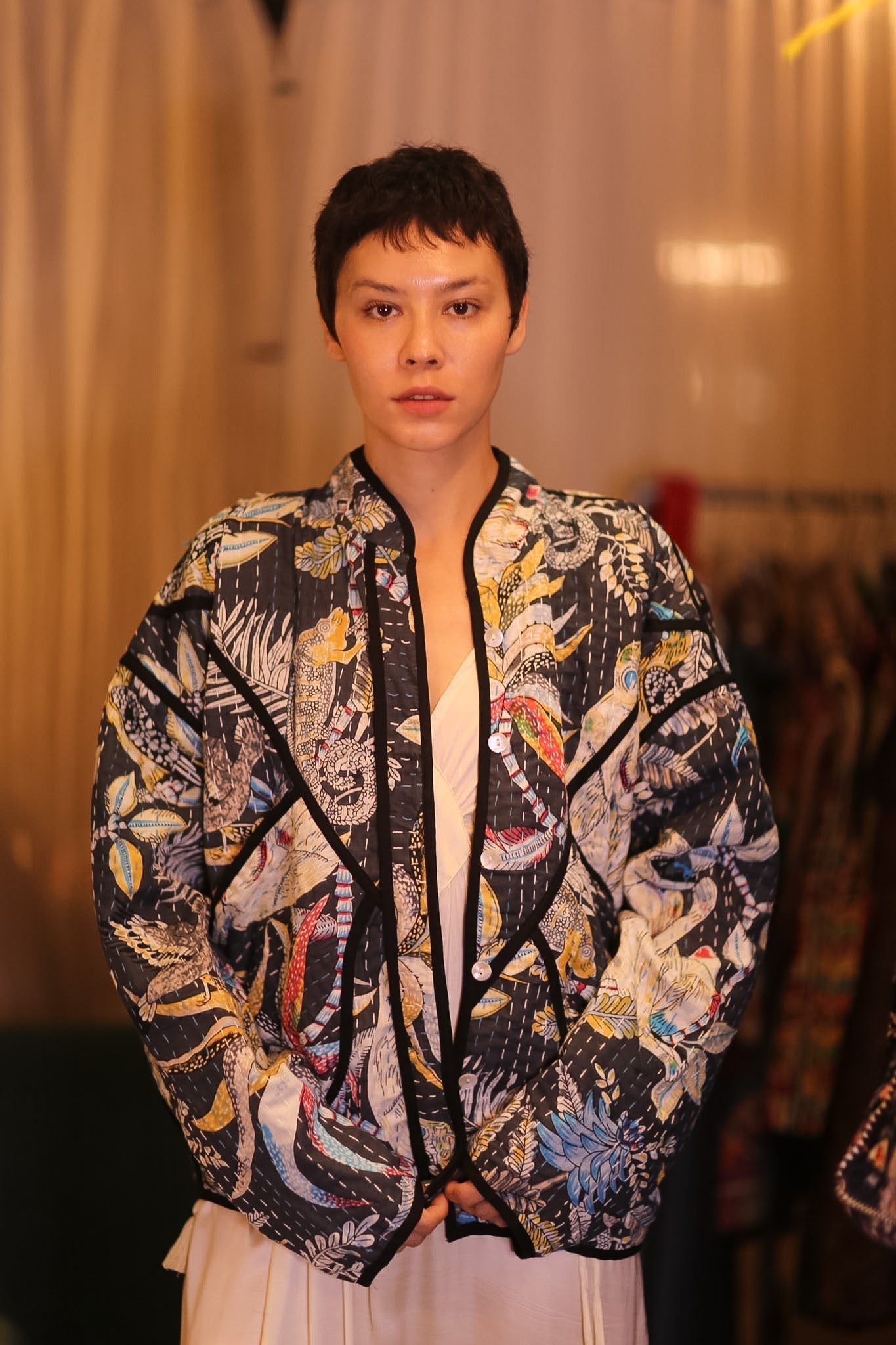 HAND BLOCKED KANTHA JACKET YEEYWEL - MOMO STUDIO BERLIN - Berlin Concept Store - sustainable & ethical fashion