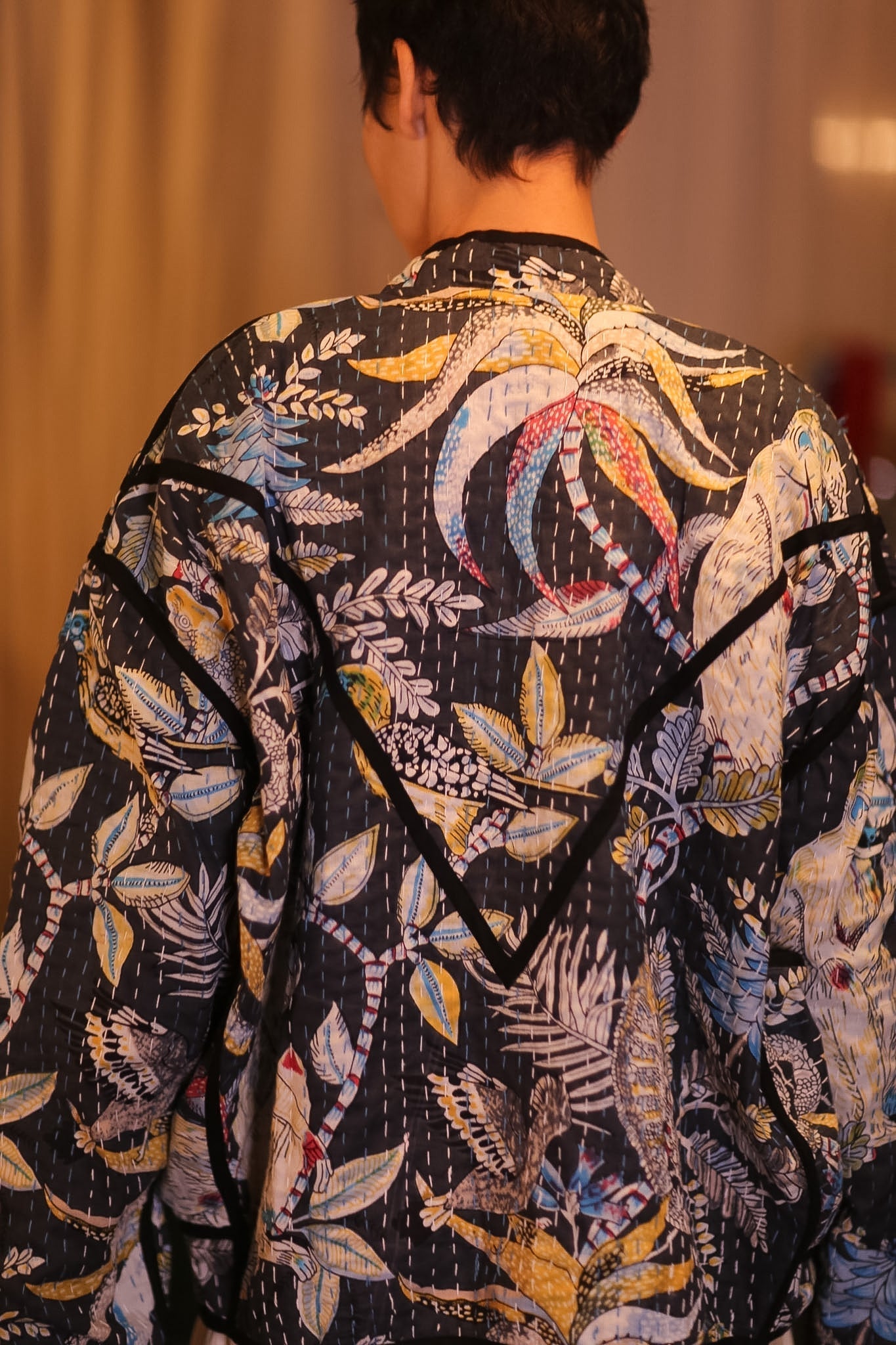 HAND BLOCKED KANTHA JACKET YEEYWEL - MOMO STUDIO BERLIN - Berlin Concept Store - sustainable & ethical fashion