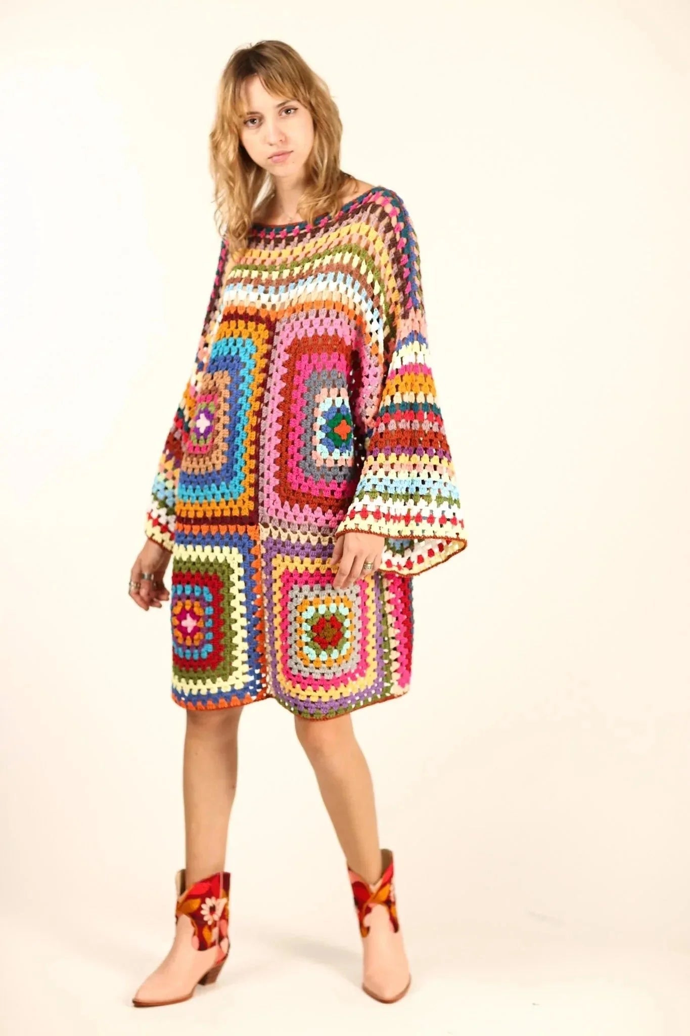 HAND CROCHET KAFTAN RAJA - MOMO STUDIO BERLIN - Berlin Concept Store - sustainable & ethical fashion