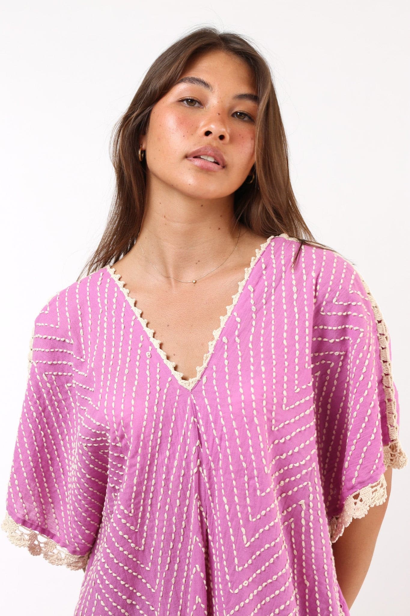 HAND EMBROIDERED KAFTAN MALIA - MOMO STUDIO BERLIN - Berlin Concept Store - sustainable & ethical fashion