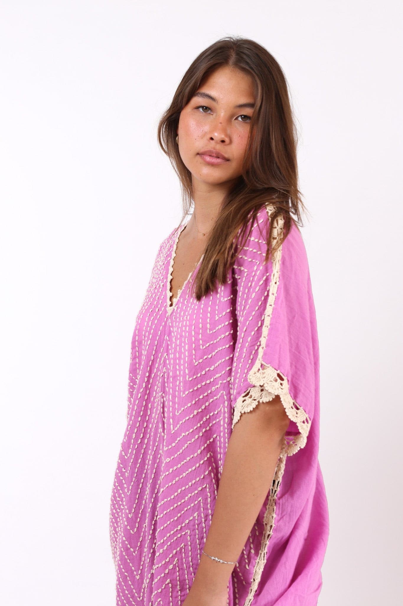 HAND EMBROIDERED KAFTAN MALIA - MOMO STUDIO BERLIN - Berlin Concept Store - sustainable & ethical fashion