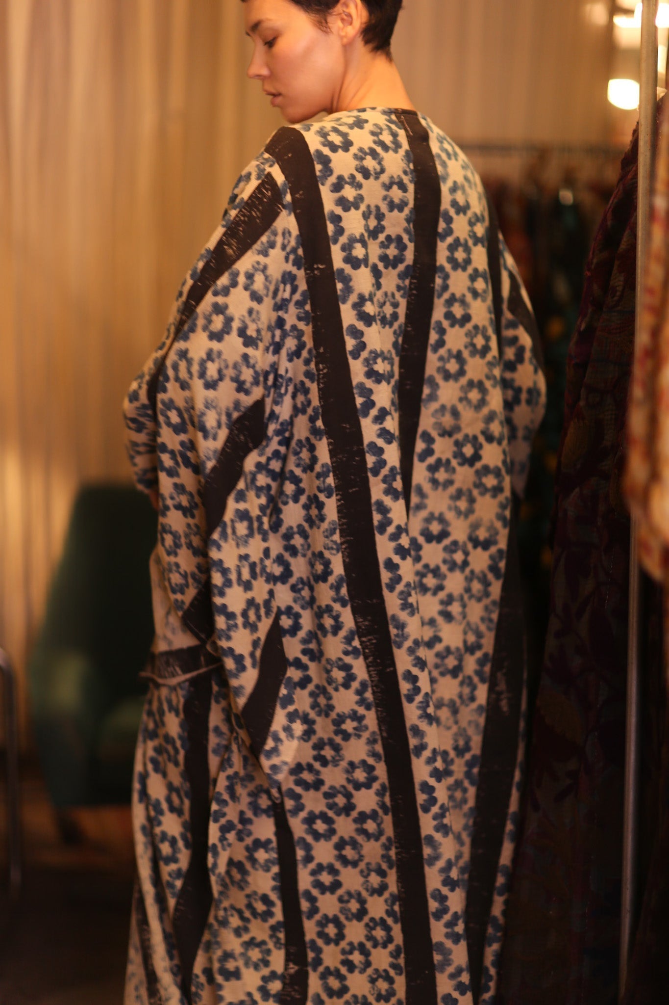 HAND LOOM COTTON KIMONO PINA DAI - MOMO STUDIO BERLIN - Berlin Concept Store - sustainable & ethical fashion