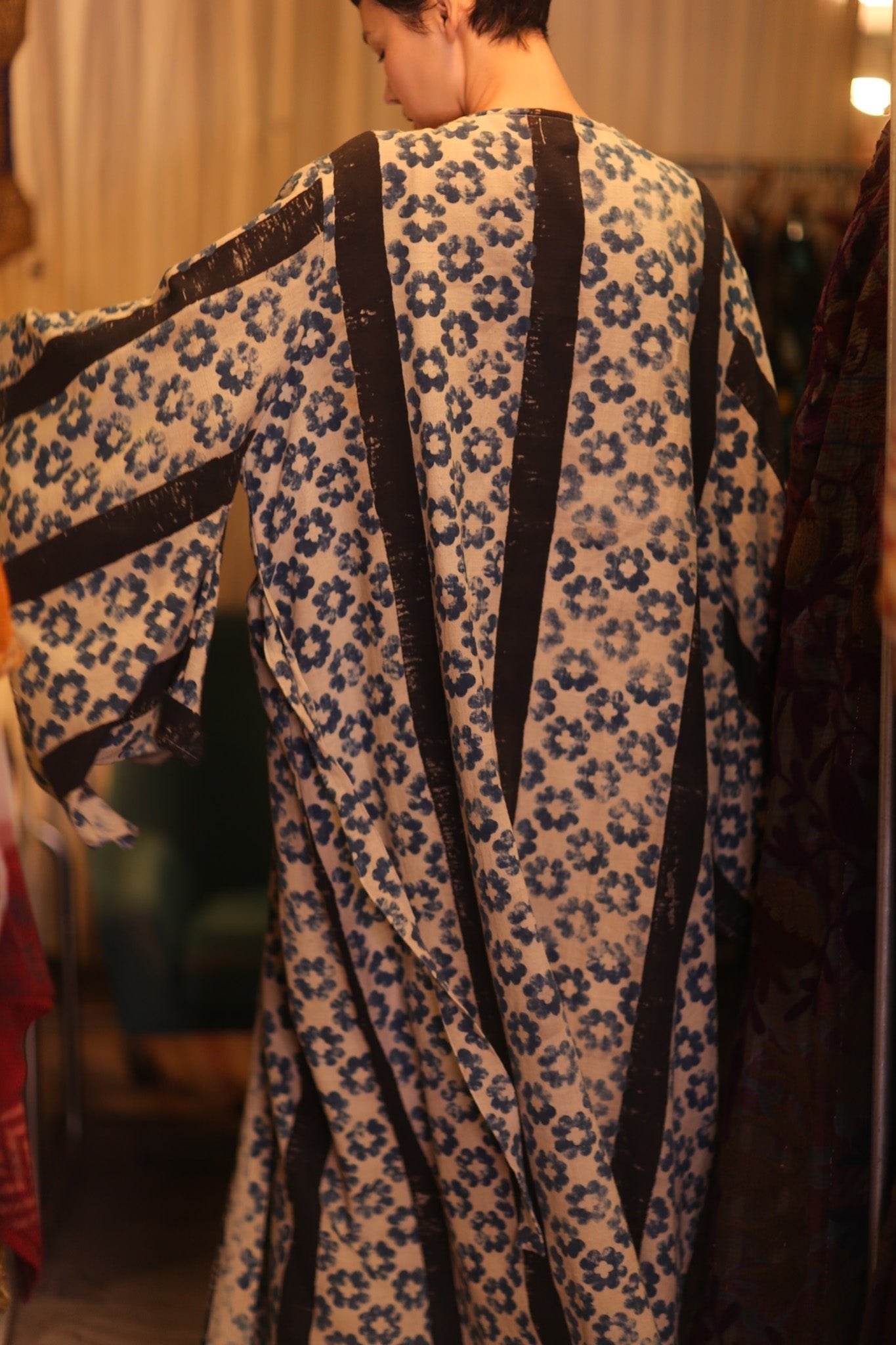 HAND LOOM COTTON KIMONO PINA DAI - MOMO STUDIO BERLIN - Berlin Concept Store - sustainable & ethical fashion