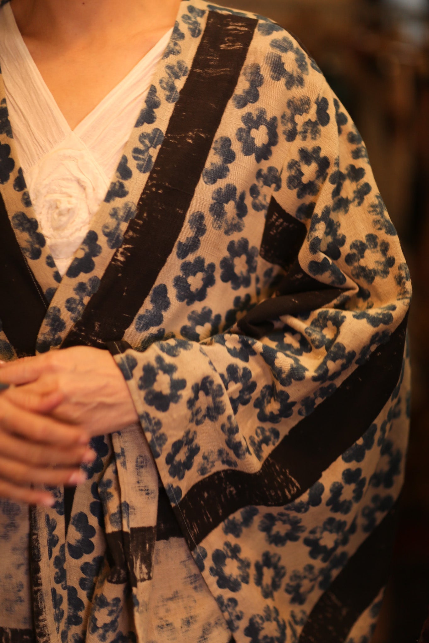 HAND LOOM COTTON KIMONO PINA DAI - MOMO STUDIO BERLIN - Berlin Concept Store - sustainable & ethical fashion