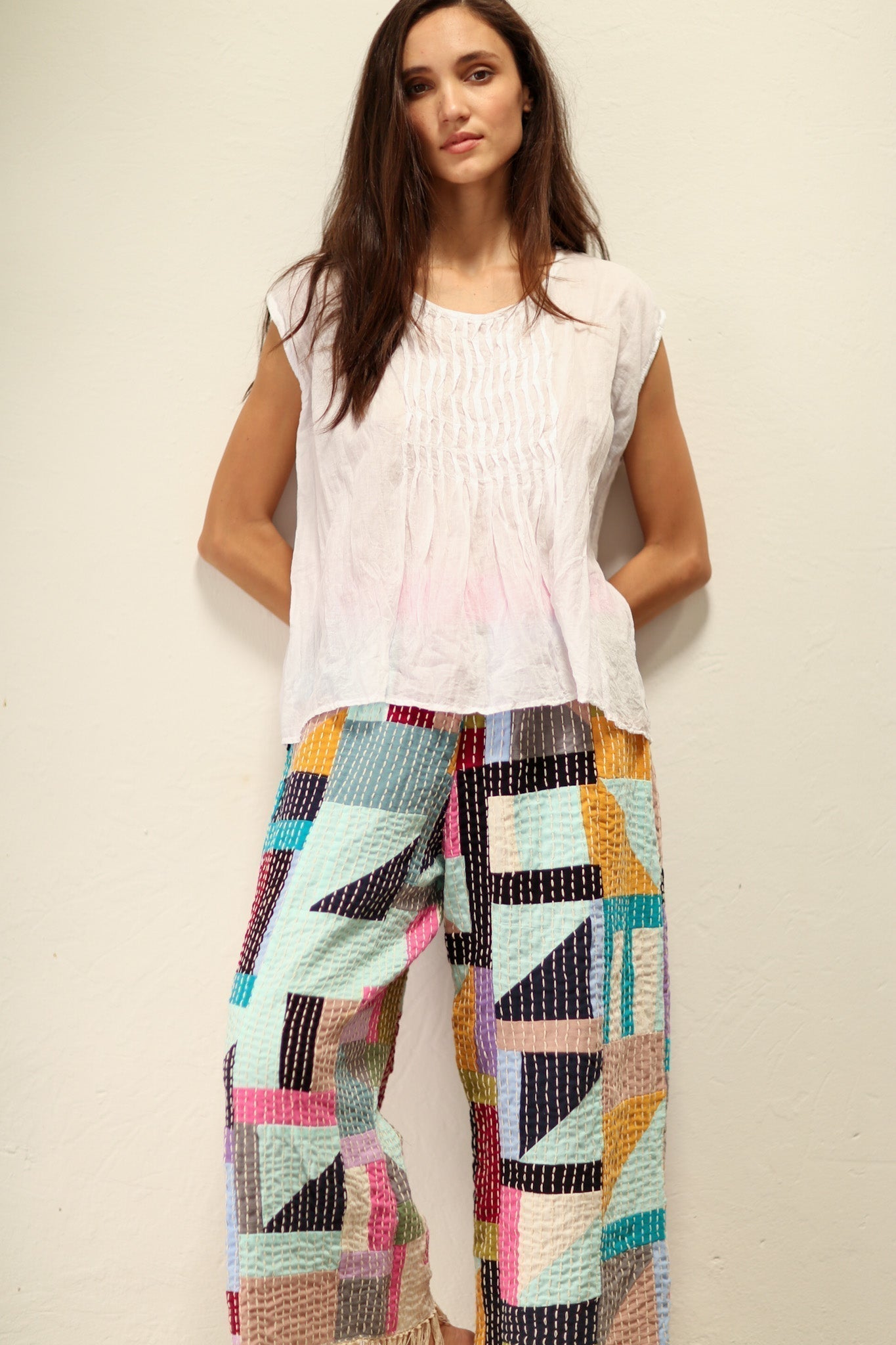 HAND STITCH PANTS OLISSA - MOMO STUDIO BERLIN - Berlin Concept Store - sustainable & ethical fashion