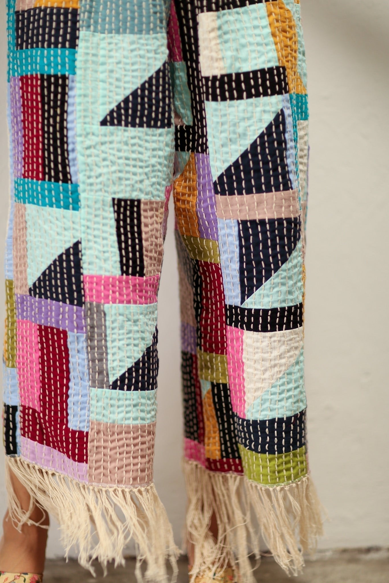 HAND STITCH PANTS OLISSA - MOMO STUDIO BERLIN - Berlin Concept Store - sustainable & ethical fashion