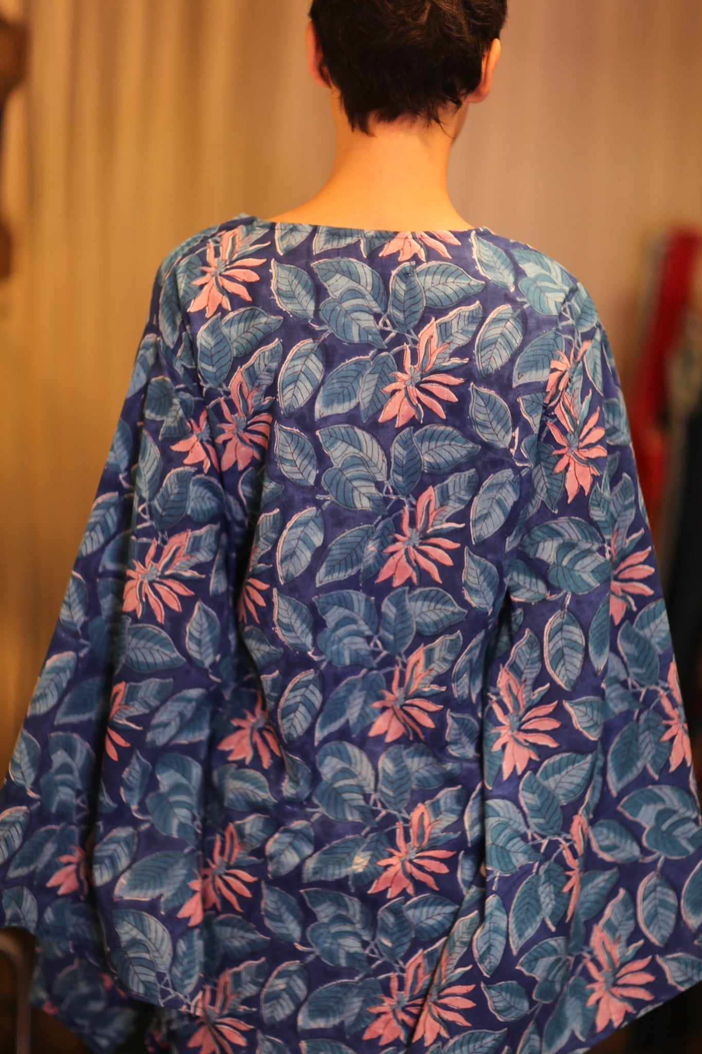 HANDBLOCK COTTON WING KIMONO PINA CODIA - MOMO STUDIO BERLIN - Berlin Concept Store - sustainable & ethical fashion
