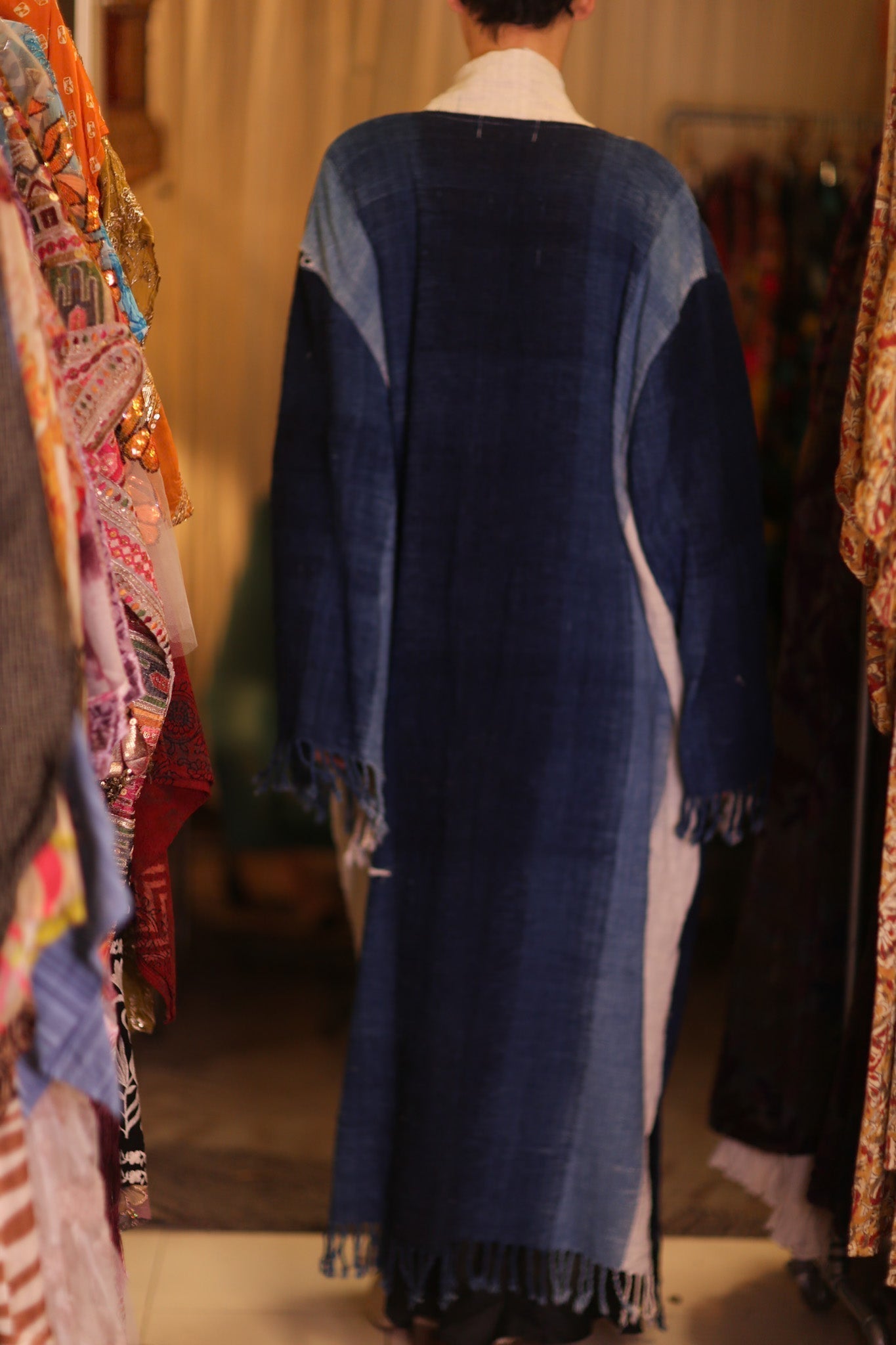 HANDLOOM COTTON LAOS KIMONO ODIN - MOMO STUDIO BERLIN - Berlin Concept Store - sustainable & ethical fashion
